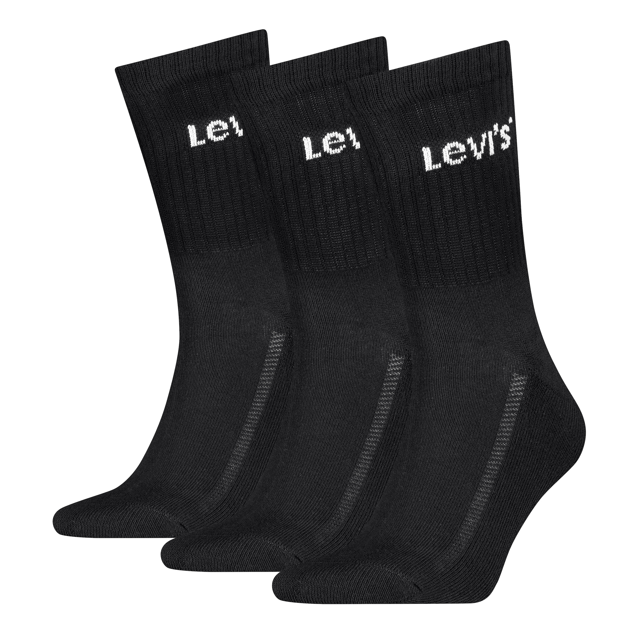 Levi's® Socken »LEVIS UNI REGULAR CUT ORANGE TAB 3P« 3 Paar, 