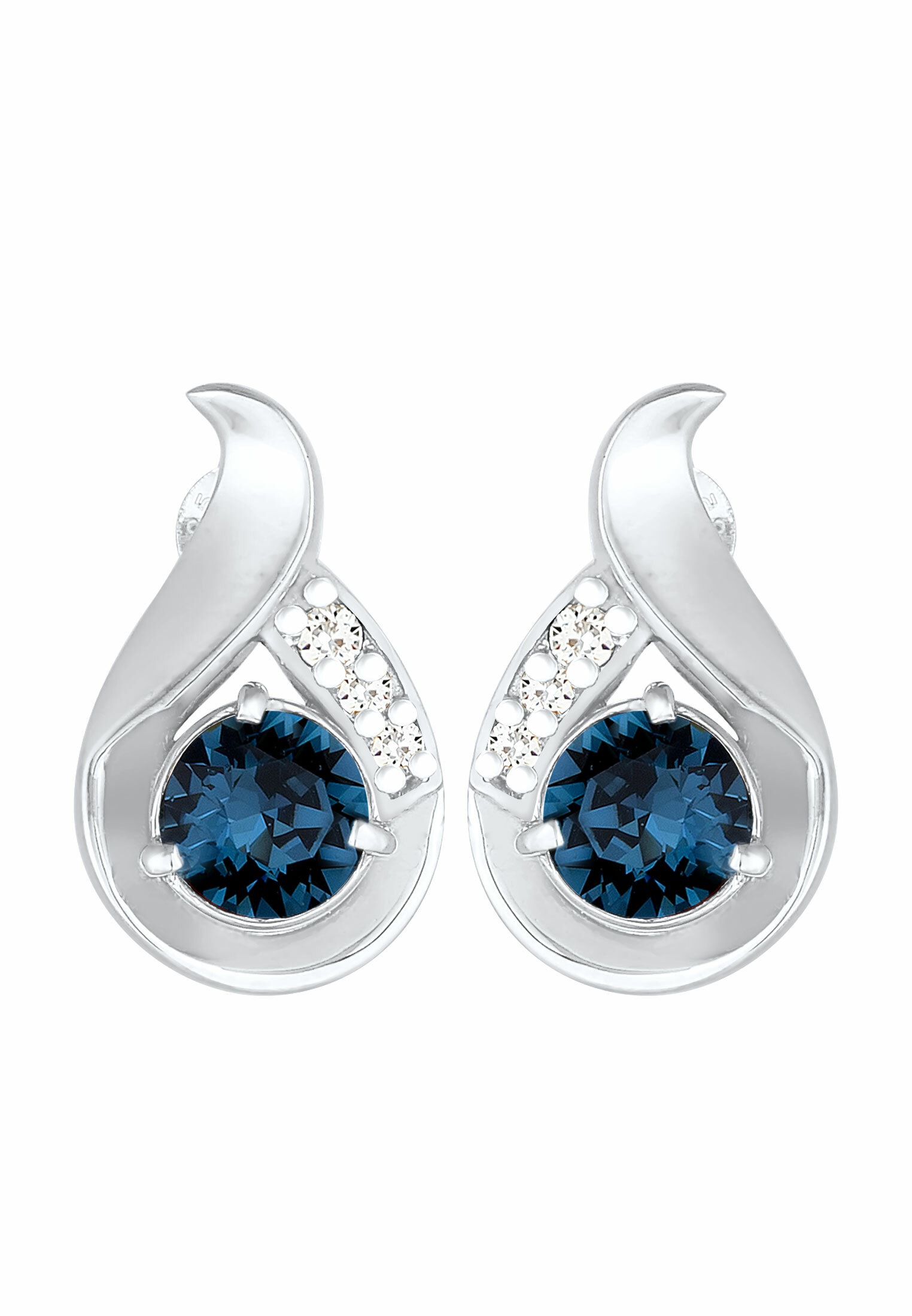 Elli Paar Ohrstecker »Ohrringe Tropfen Stecker 925 Silber, mit Kristallen von Swarovski®«
