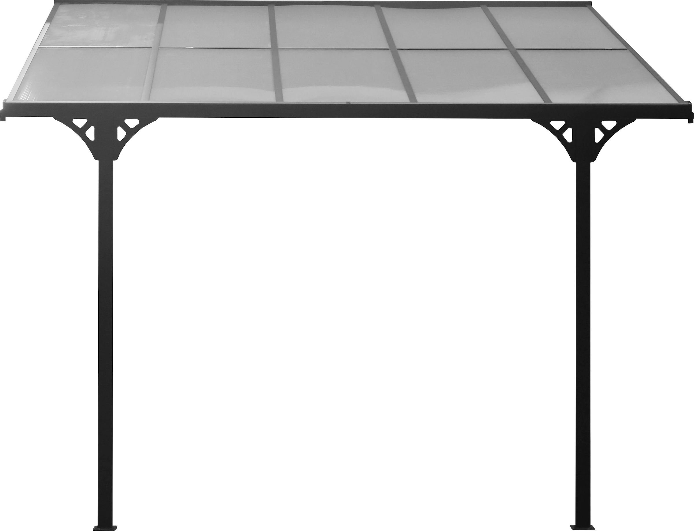 WESTMANN Terrassendach »Bruce«, Rahmen aus pulverbeschichtetem Aluminium, schwarz