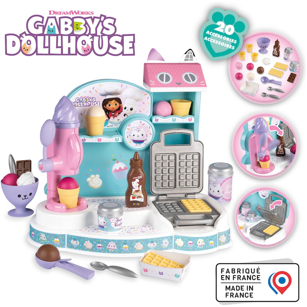 Smoby Kaufladensortiment »Gabby's Dollhouse, Gabby Ice Cream Factory«