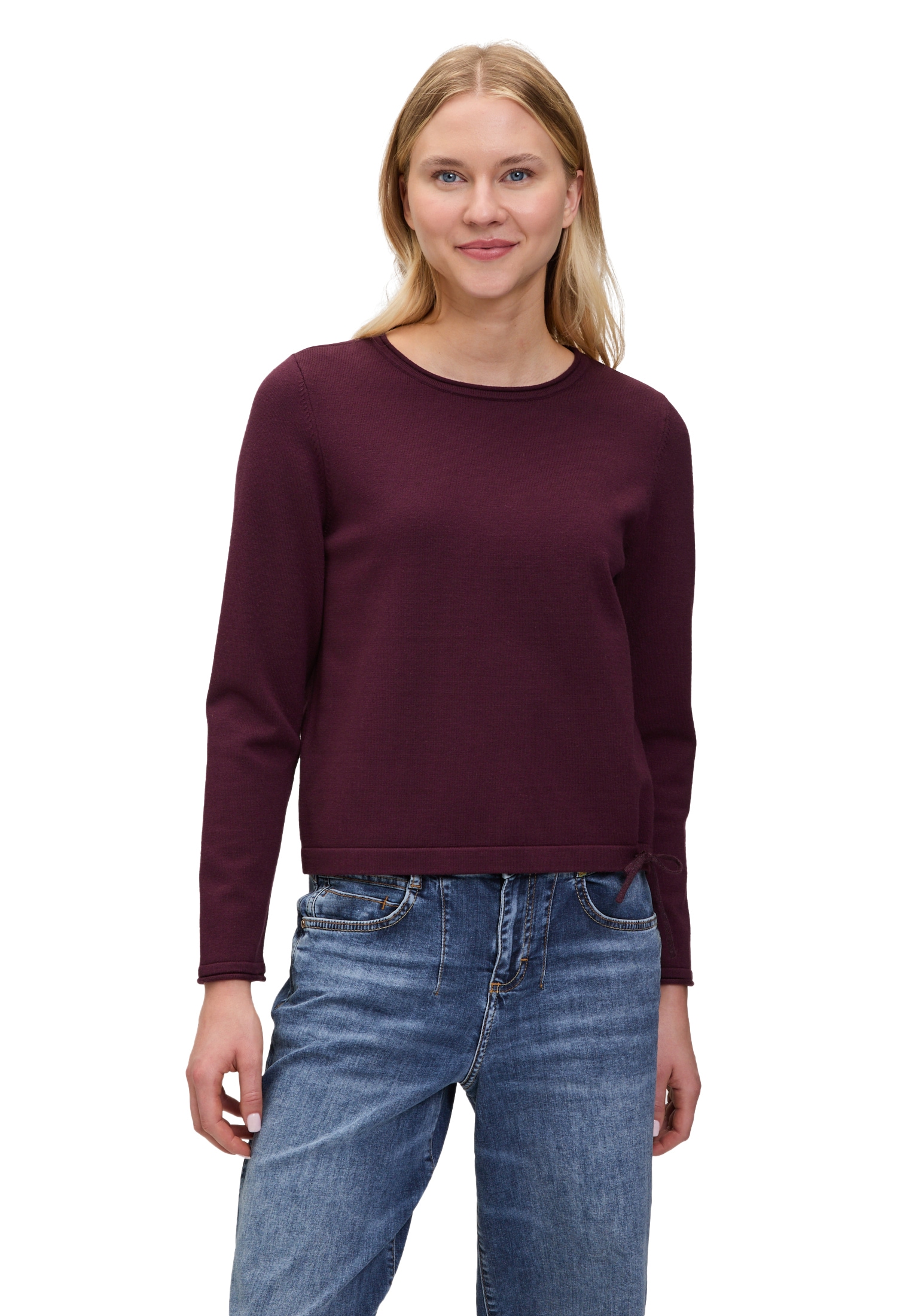 Cartoon Strickpullover »Strickpullover mit Rundhalsausschnitt«