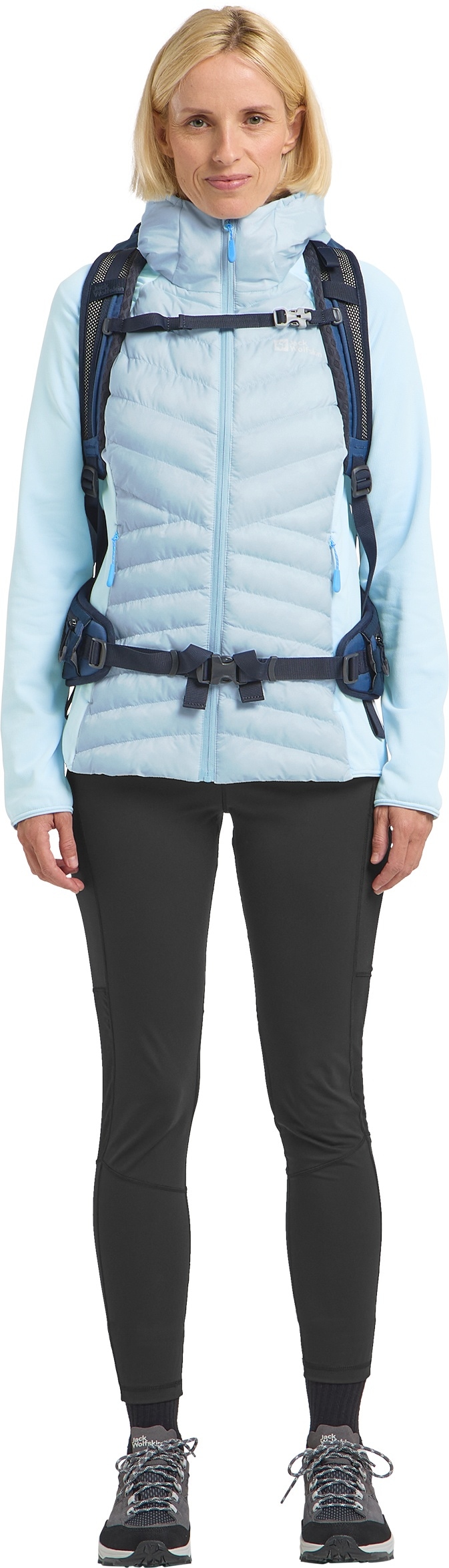 Jack Wolfskin Hybridjacke »ROUTEBURN PRO HYBRID W«, mit Kapuze