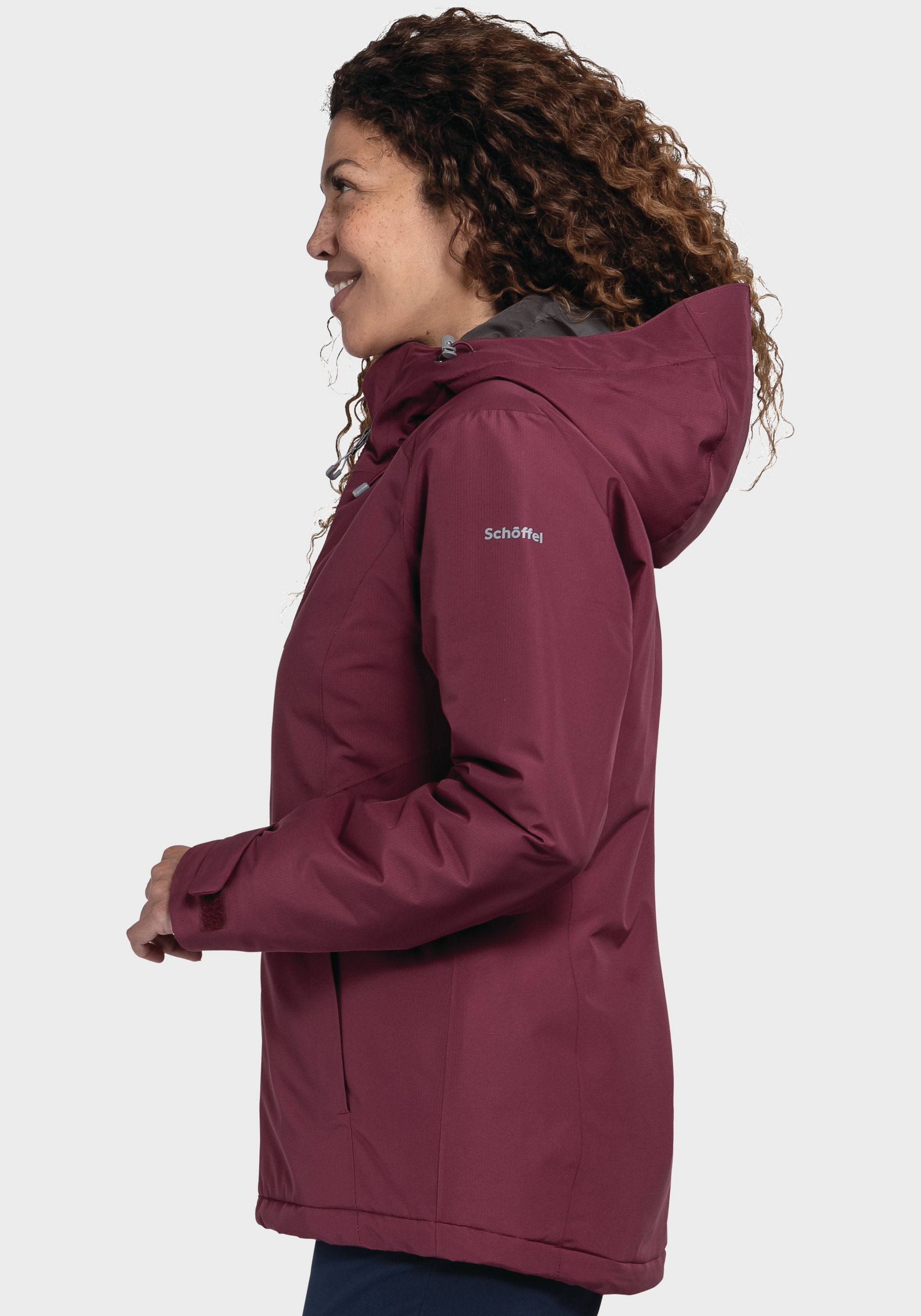 Schöffel Outdoorjacke »Hiking Ins Jacket Style Wildkar WMS«, mit Kapuze