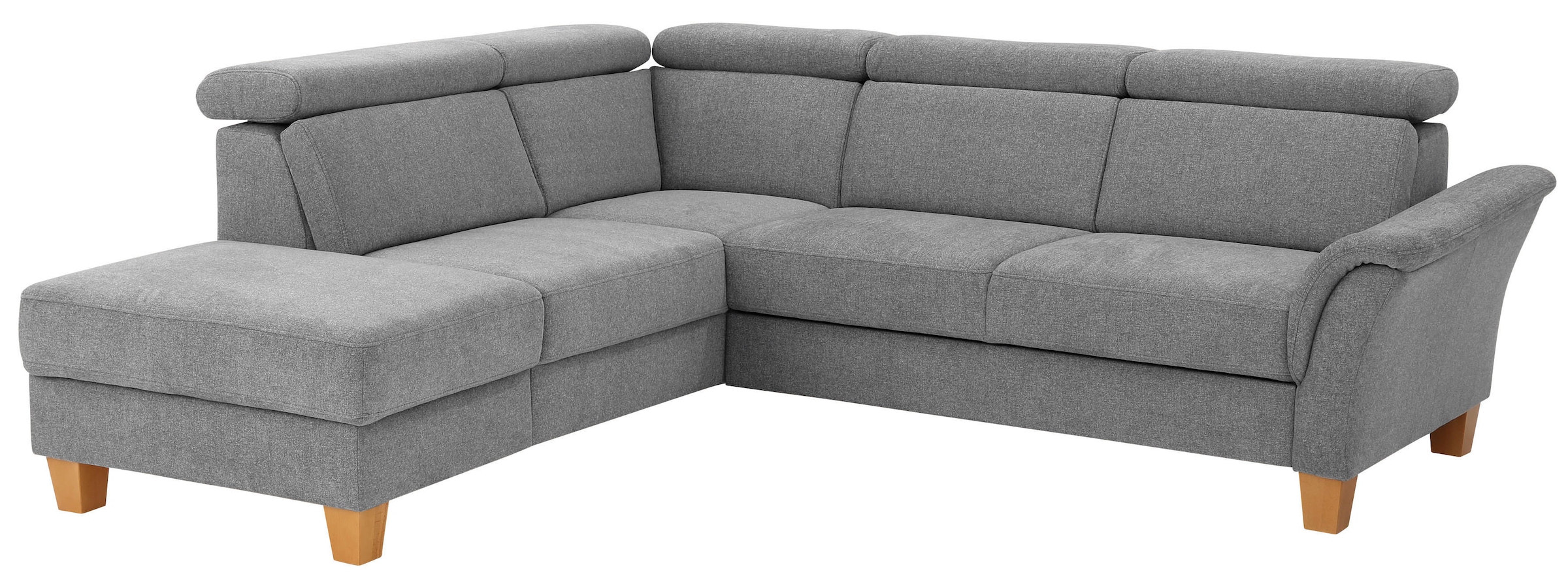 Home affaire Ecksofa »Conville L-Form«, Federkern, wahlweise mit Bettfunktion und Bettkasten bzw. Stauraum