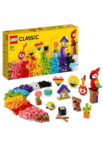 Konstruktionsspielsteine »Großes Kreativ-Bauset (11030), LEGO® Classic«, (1000 St.)