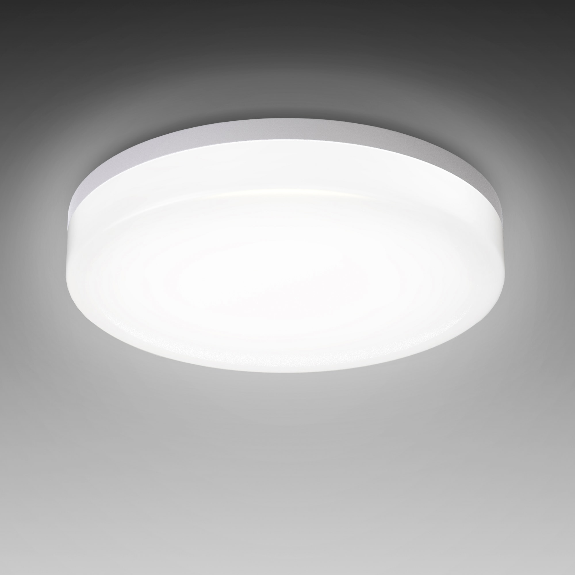 B.K.Licht LED Deckenleuchte »BK_DB1171 LED Bad-Deckenleuchte, Ø22cm, IP54, 13W, 4.000K«, 1 flammig-flammig, Neutralweißes Licht, Spritzwassergeschützt, LED Badlampe