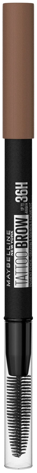 MAYBELLINE NEW YORK Augenbrauen-Stift »Tattoo Brow 36H«, mit Bürste, wasserfeste Formel, Augen-Make-Up