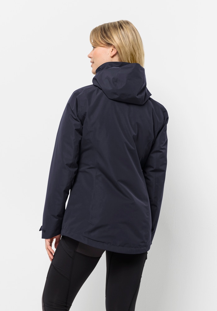 Jack Wolfskin 3-in-1-Funktionsjacke »BERGLAND 3IN1 JKT W«, mit Kapuze
