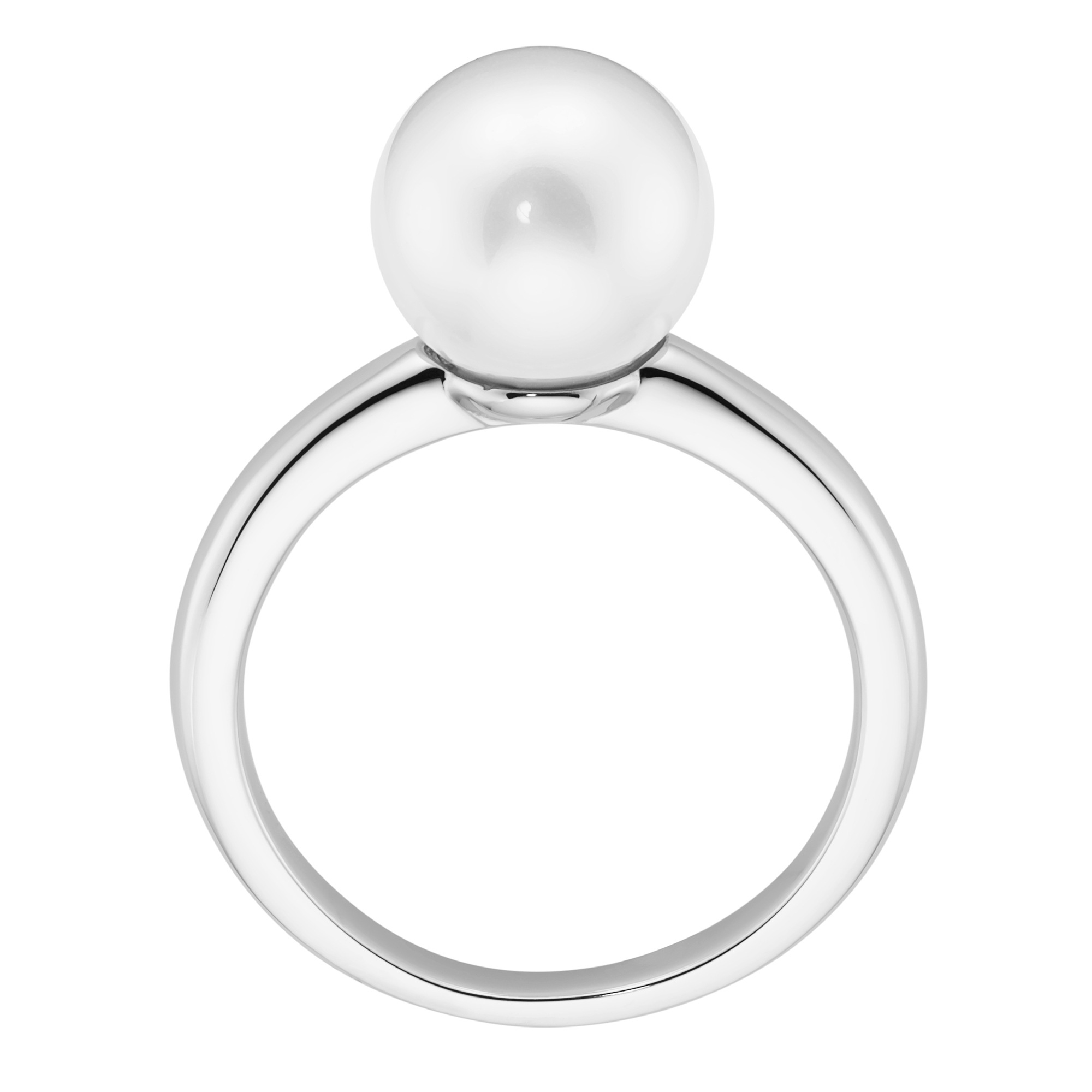 GIORGIO MARTELLO MILANO Perlenring »Ring mit Muschelkern-Perle, Silber 925«