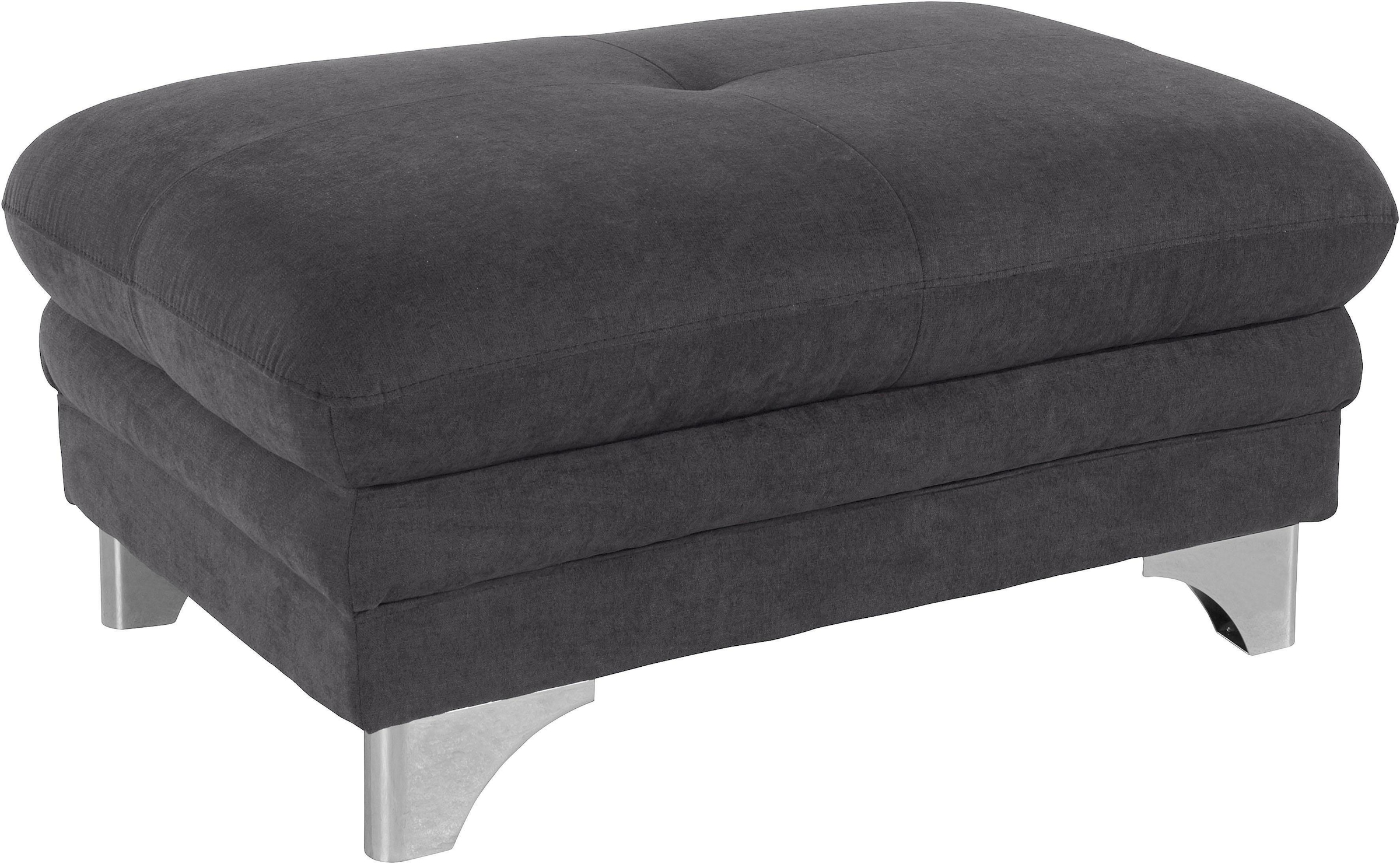 COTTA Polstergarnitur »Enterprise«, (Set), Set bestehend aus 2,5-Sitzer mit Arm- & Kopfteilverstellung & Hocker