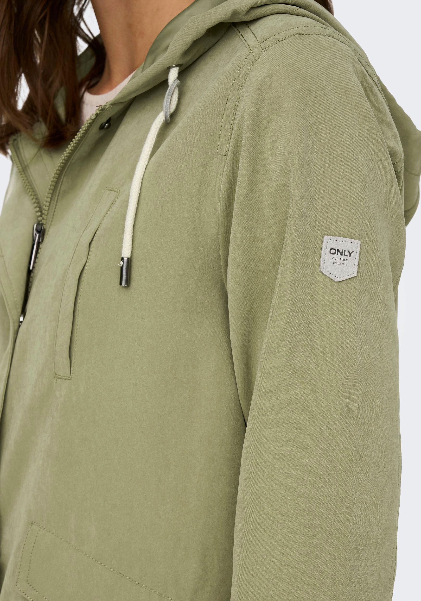 ONLY Parka »ONLSKYLAR HOOD SPRING JACKET CC OTW« mit Kapuze mit