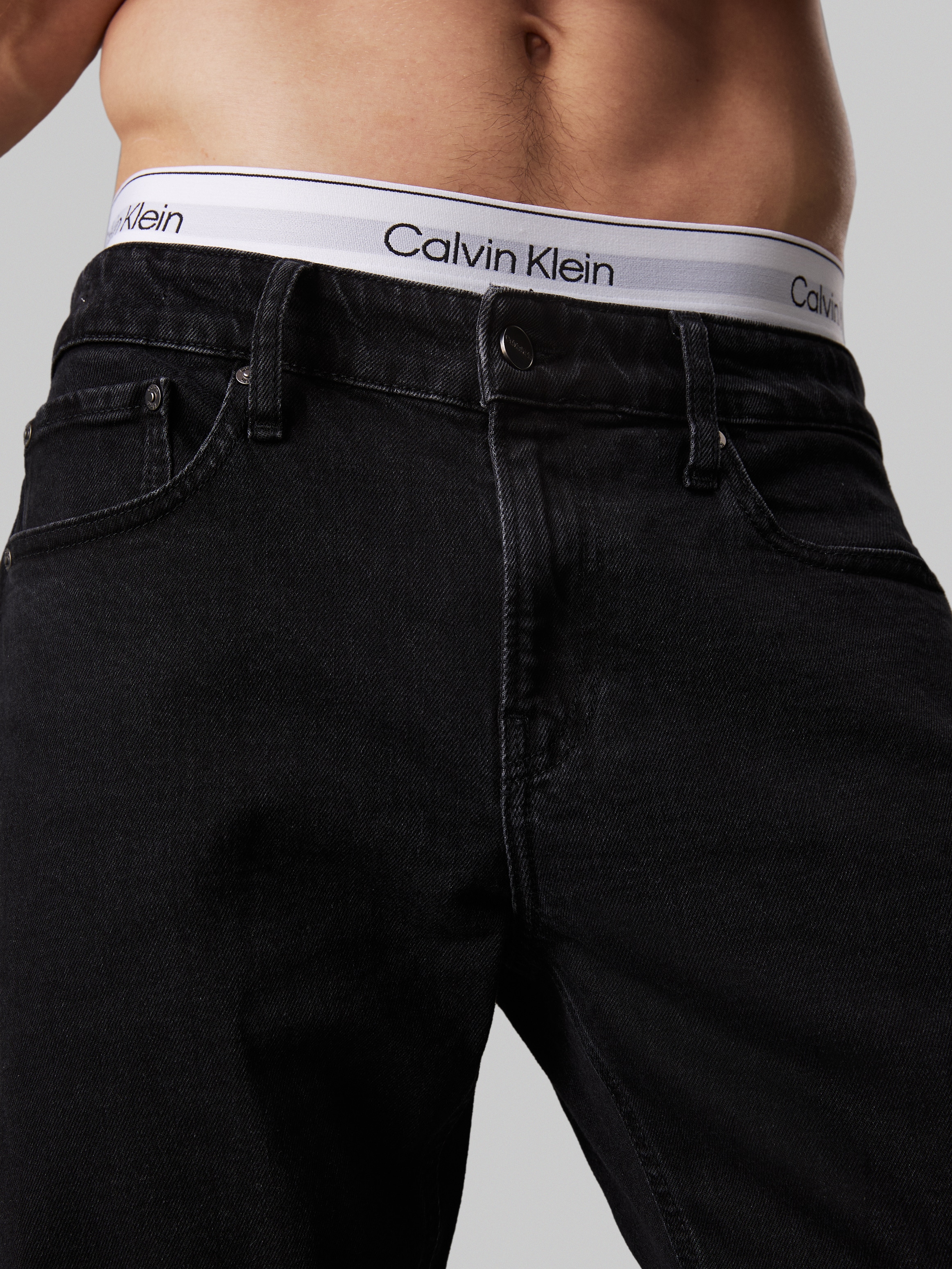 Calvin Klein Slim-fit-Jeans »SLIM FIT WASHED BLACK«, im 5-Pocket-Style