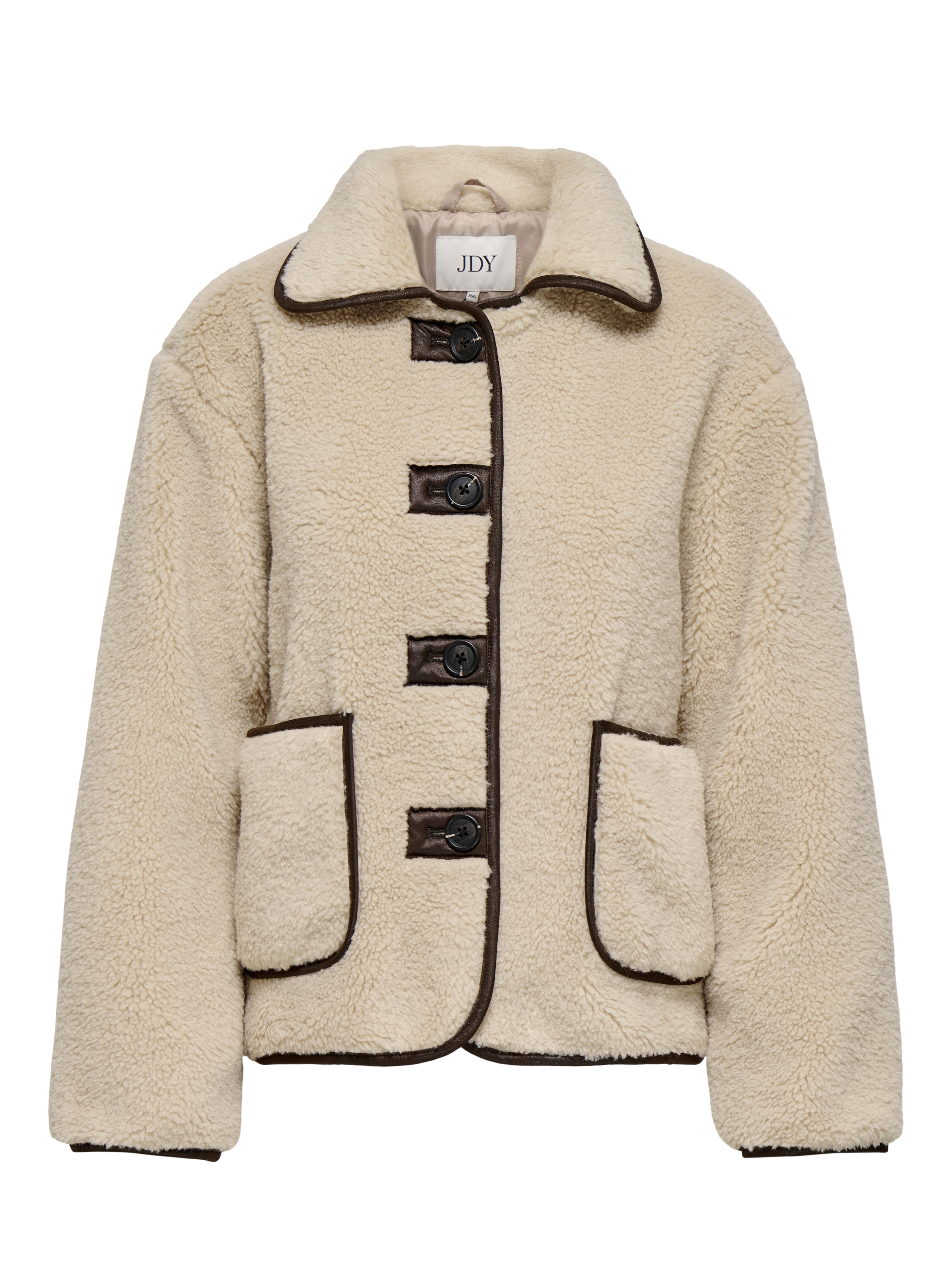 JDY Plüschjacke »JDYNOELLA LIFE TEDDY JACKET OTW NOOS« Kunstfaser