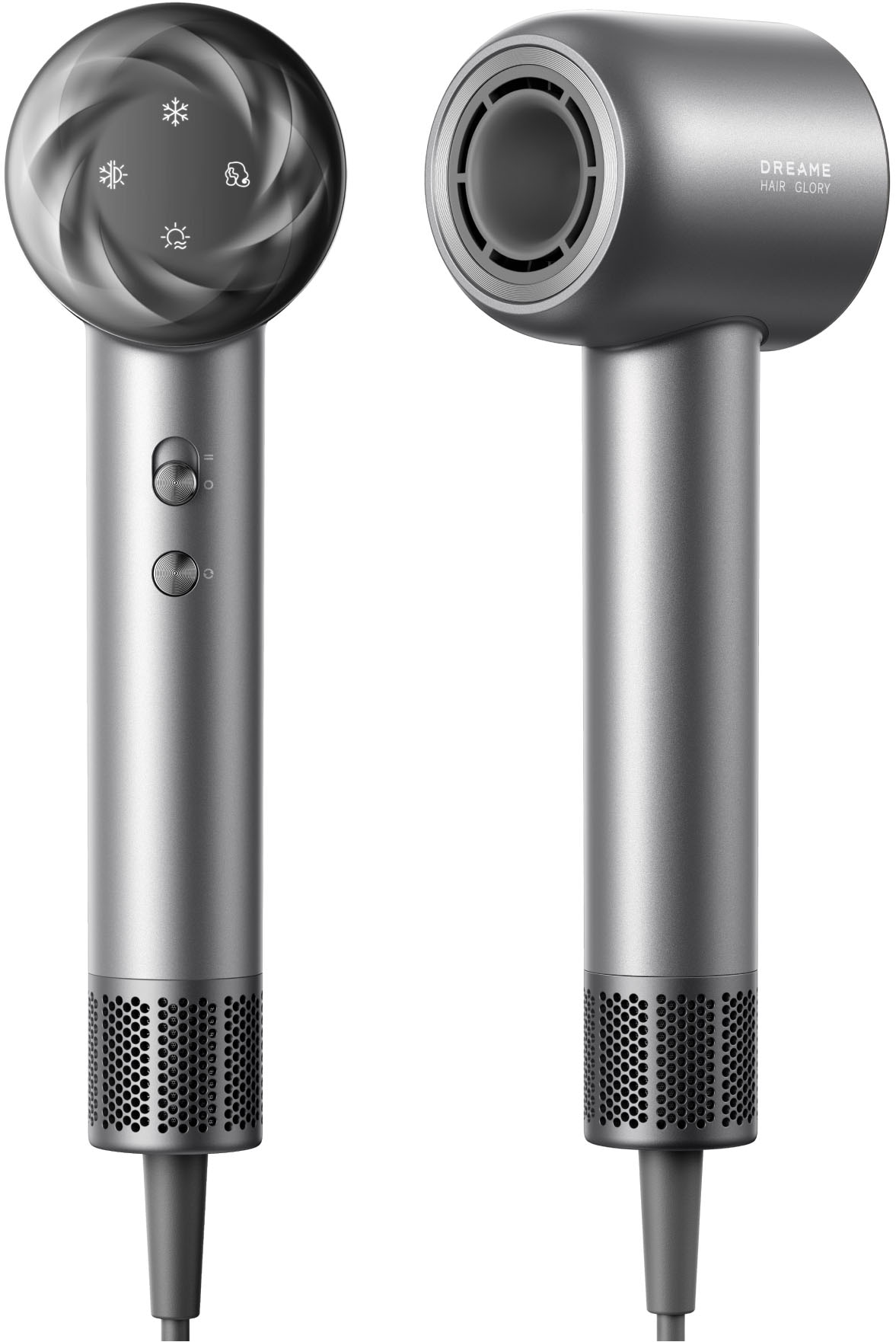 Dreame Haartrockner »Glory Mix« 1.600 W 3 Aufsätze Vielseitige Aufsätze, Überhitzungsschutz, schnelles Trocknen in schwarz