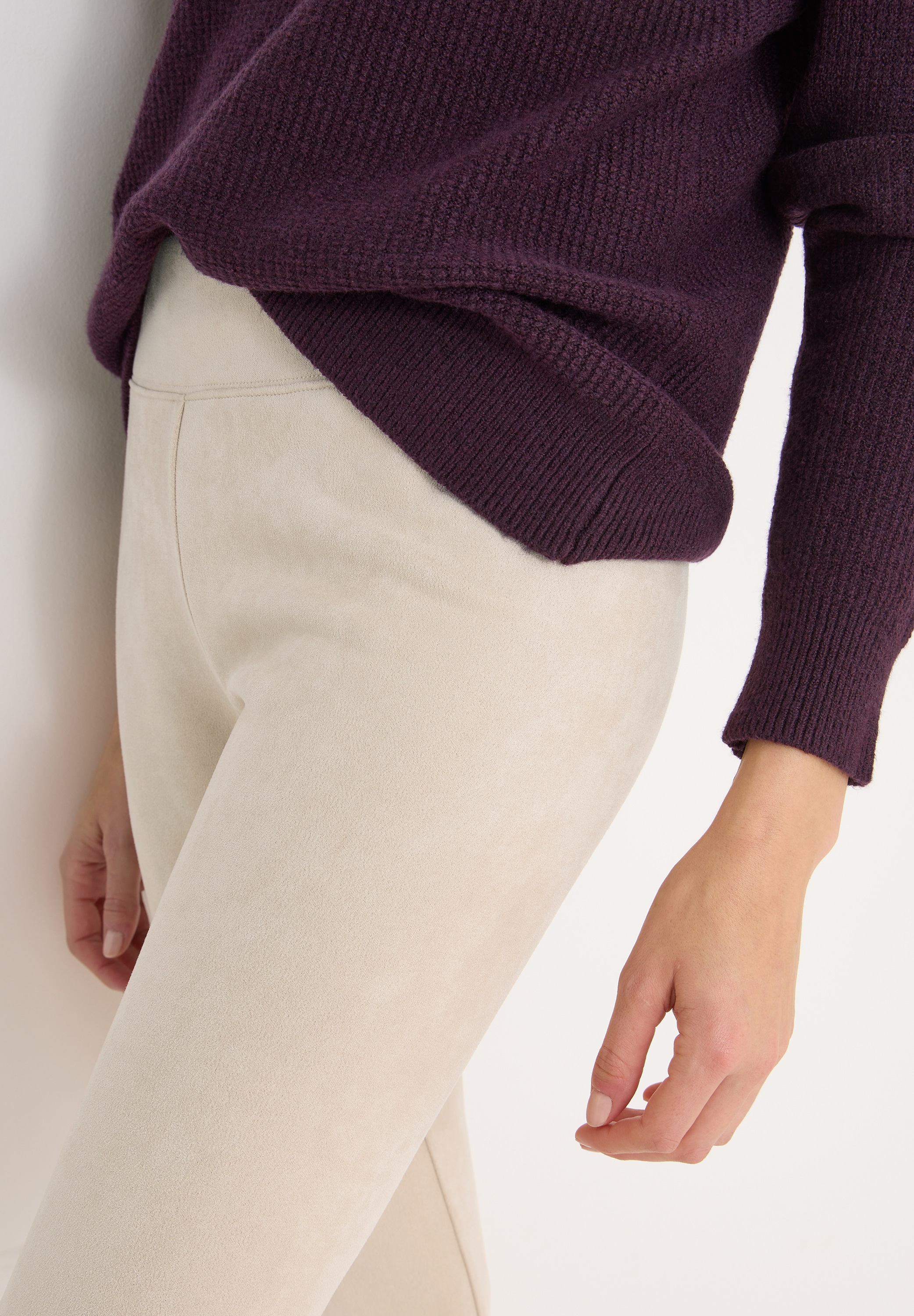 Cecil Leggings  Velourleggins mit elastischem Bund