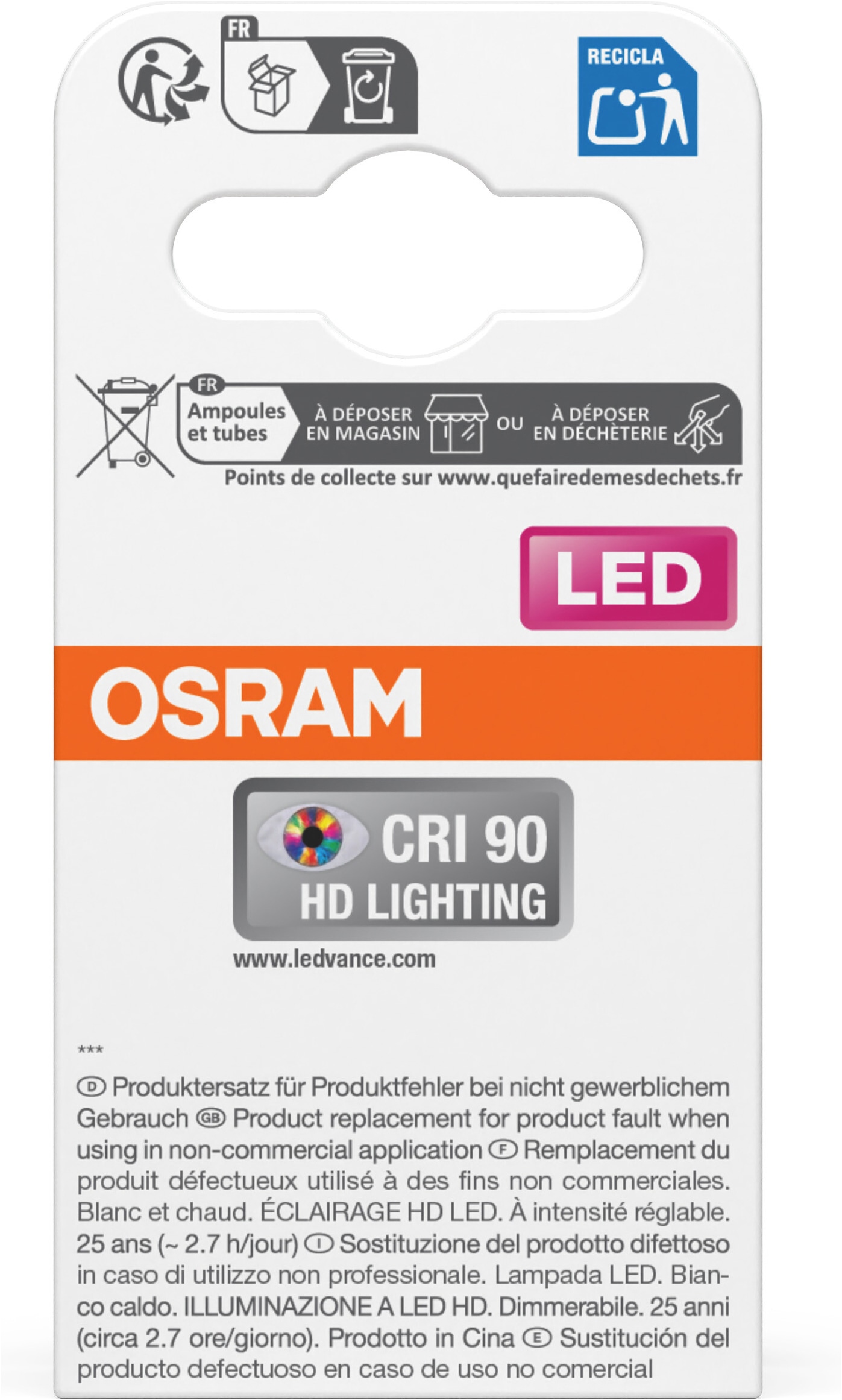 Osram LED-Leuchtmittel »LED SUPERSTAR PAR16 Reflektorlampe« GU10 1 Stk. Warmweiß