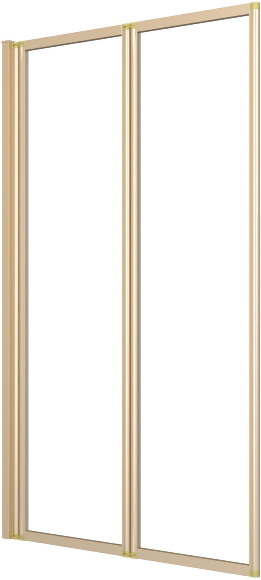 Marwell Badewannenaufsatz »Double Gold« für Badewanne, 2 schwenkbare Faltwände