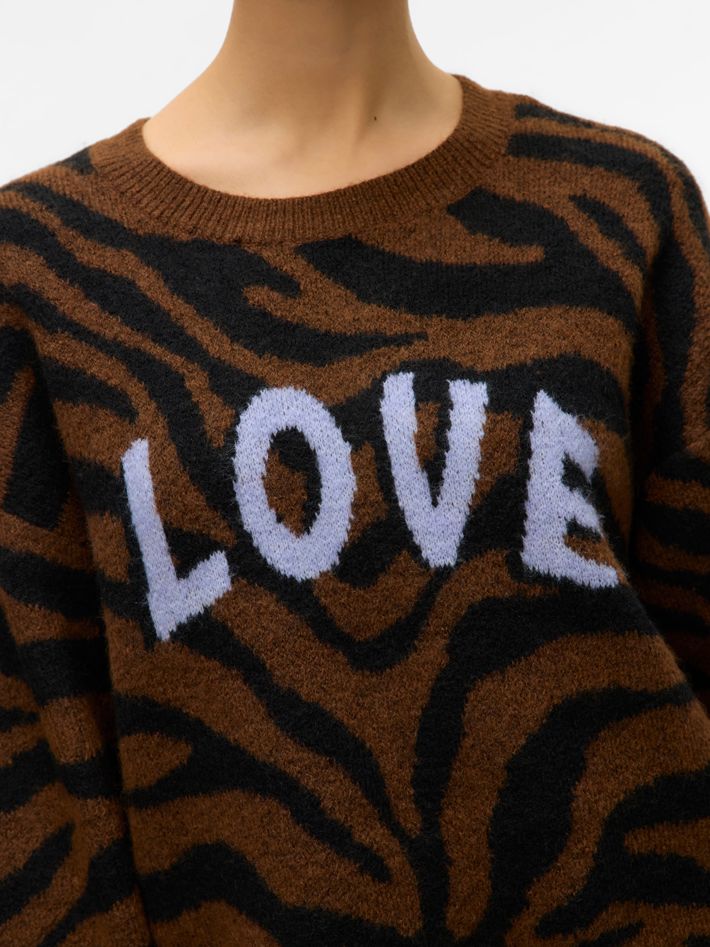 Vero Moda Strickpullover »VMNEWKAI LS O-NECK PULLOVER BOO«