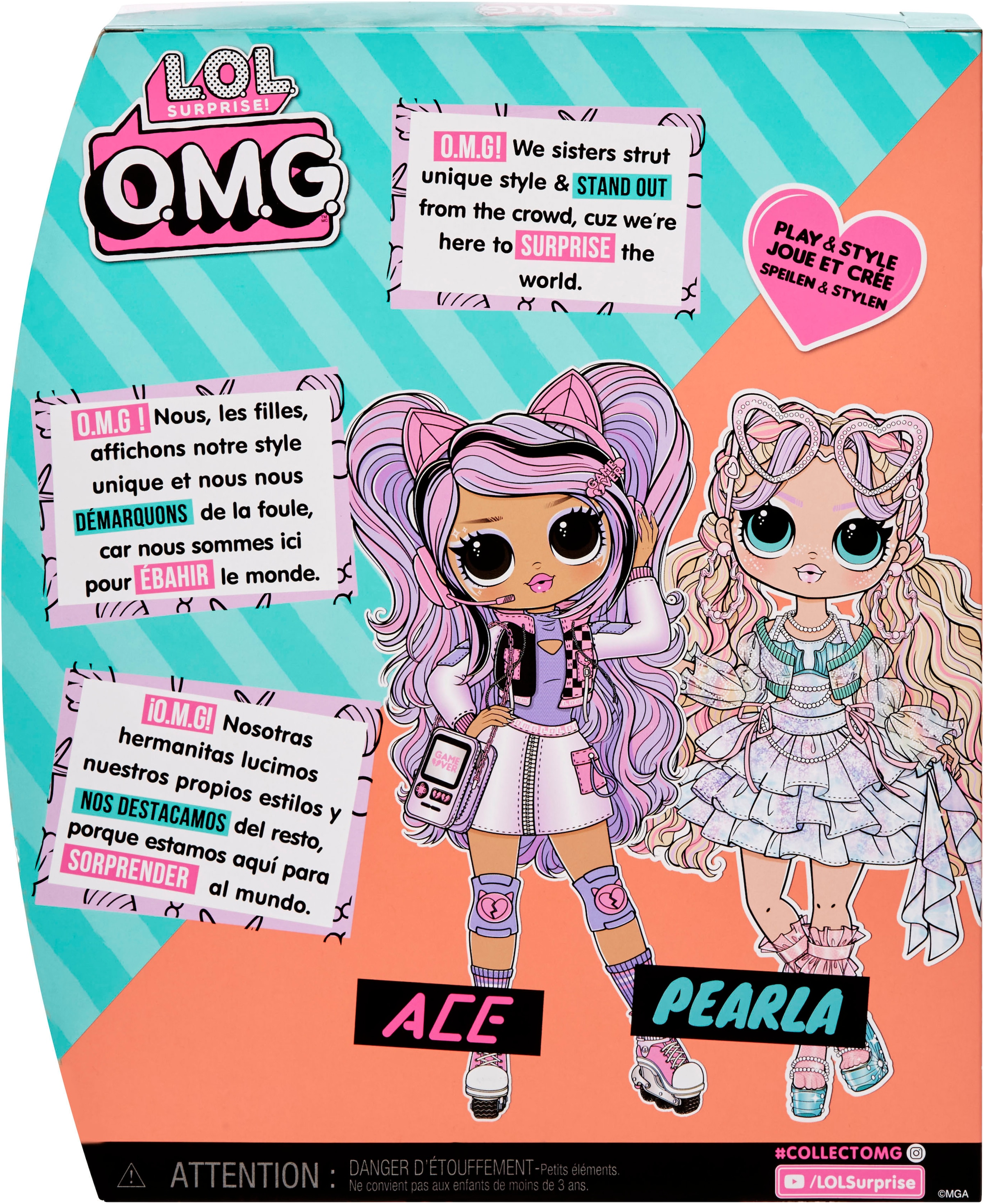 L.O.L. SURPRISE! Anziehpuppe »L.O.L. Surprise OMG Core - Pearl«