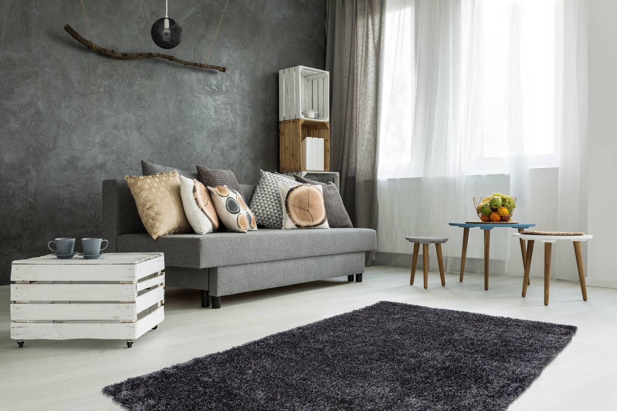 Kayoom Hochflor-Teppich »Diamond 700«, rechteckig, 45 mm Höhe, weiche Microfaser, Langflor, Shaggy, Melange, Wohnzimmer