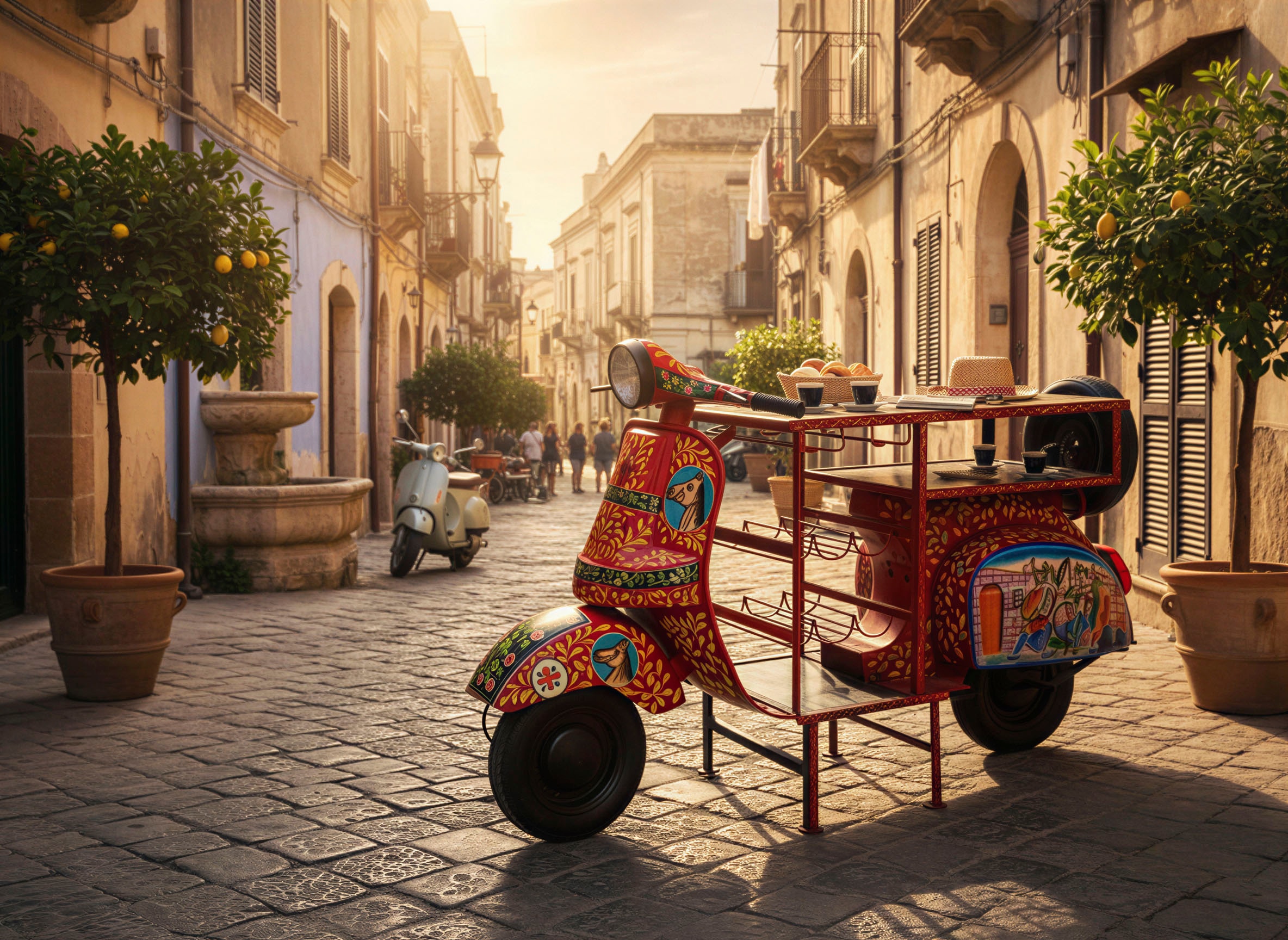 SIT Bartisch 1 Stk. tlg. aus einem recycelten Roller