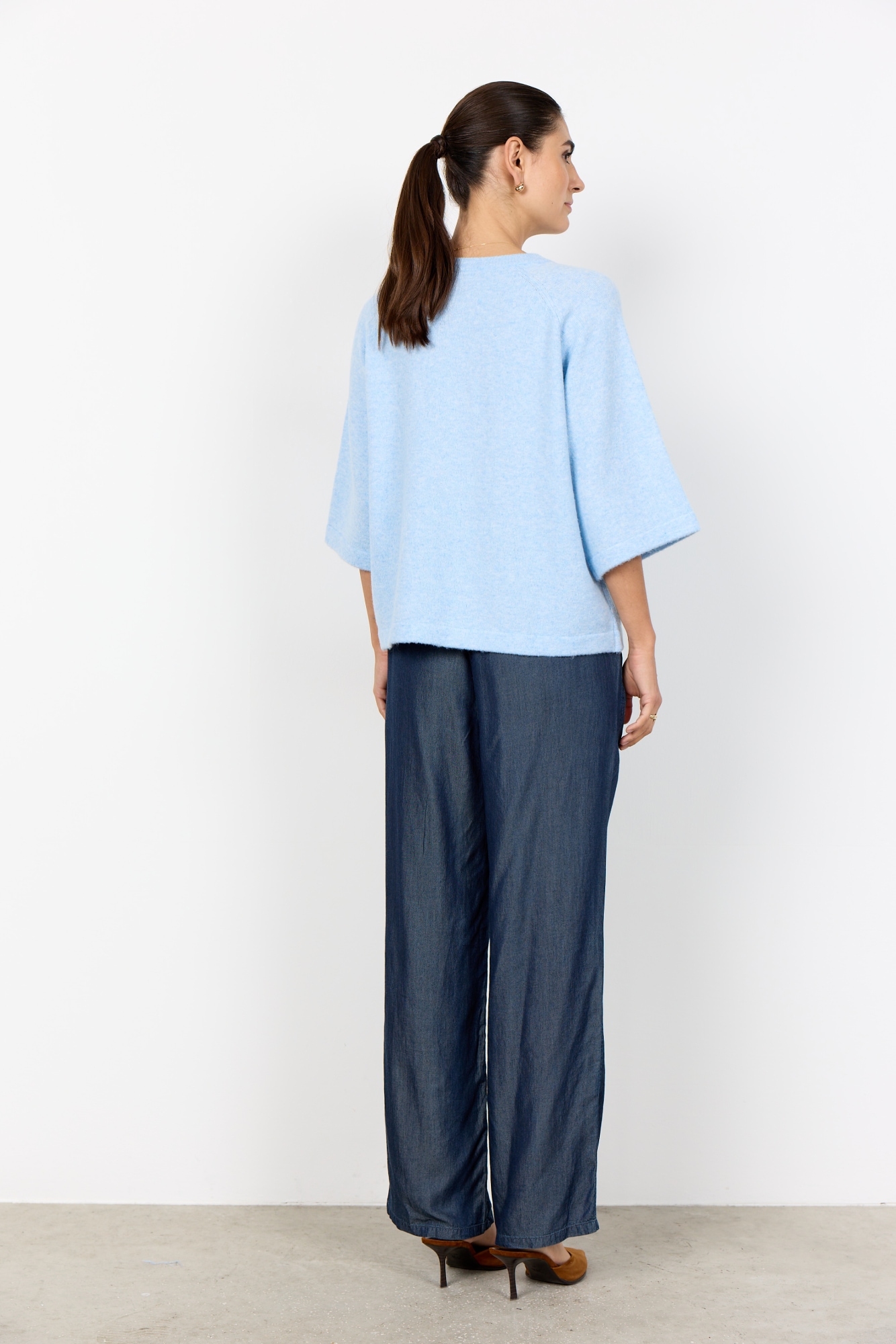 soyaconcept Strickpullover »SC-ORLEAN 1« aus Polyamid, Polyester und Elasthan, taillenbedeckende Passform