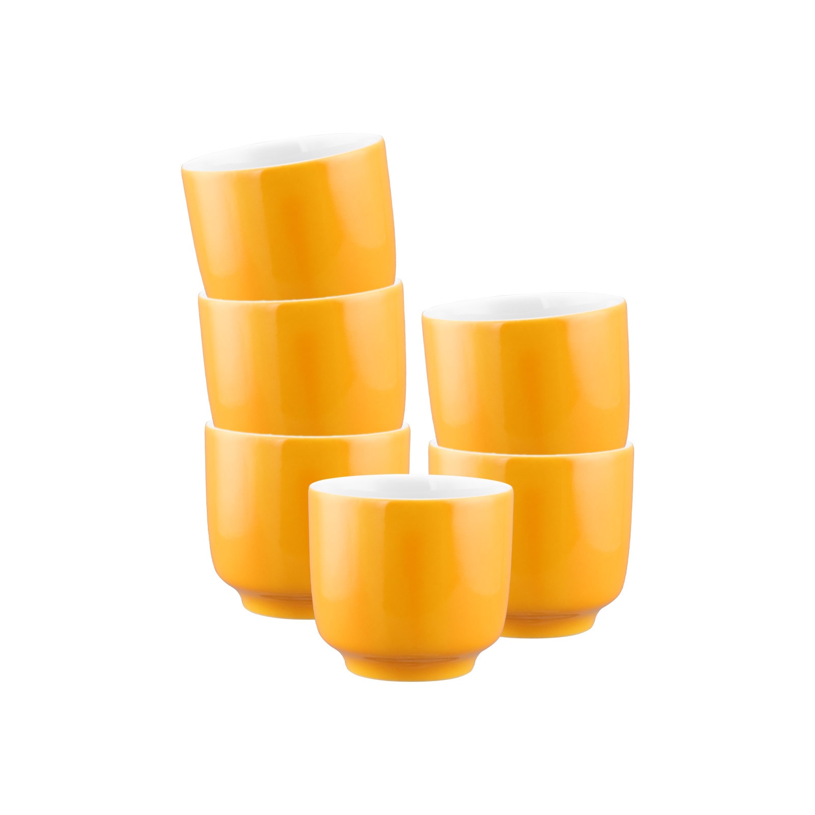 Seltmann Weiden Tasse »Cappuccinotassen ohne Henkel Sento Home Pure Colors 300 ml 6er Set« Spülmaschinengeeignet, Mikrowellengeeignet, Ofenfest, Salamandergeeignet, Kühlschrankgeeignet, Gefrierschrankgeeignet