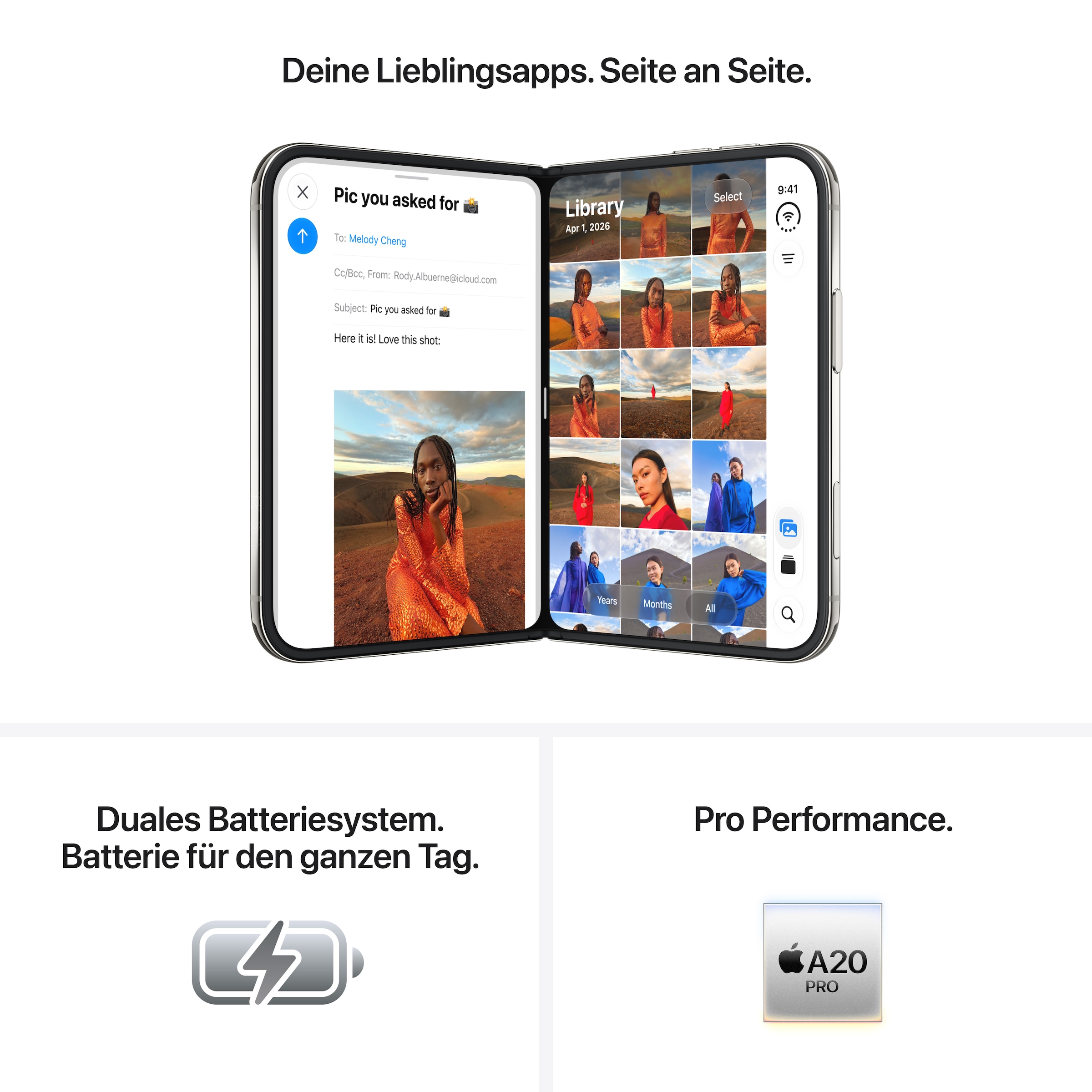 Apple Smartphone »iPhone Duo« Nachthimmel