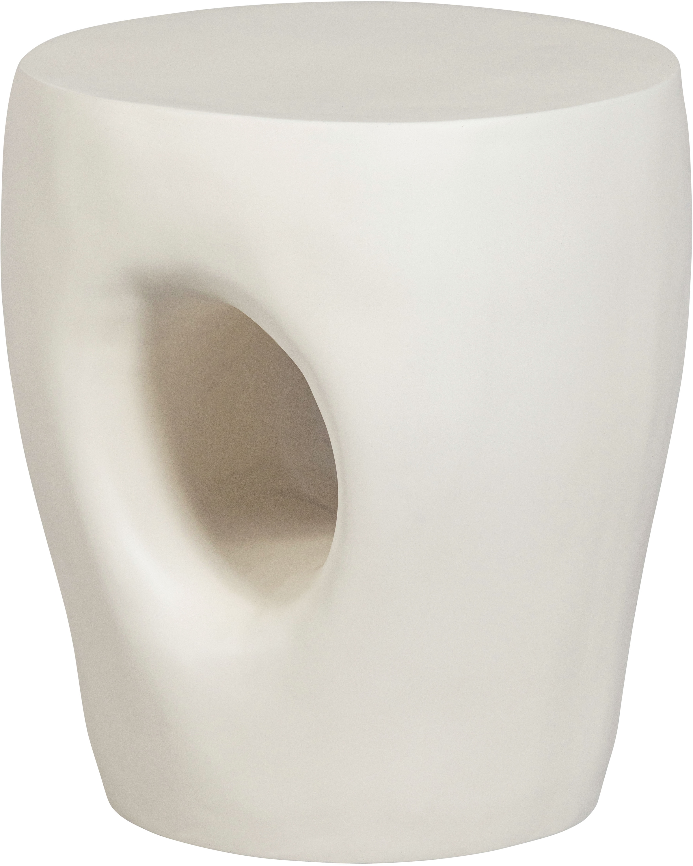 WOOOD Beistelltisch »Mica Fiber Reinforced Polymer organische Form, H 47 x B 40 x T 40 cm« Tragkraft 150 kg, für In- und Outdoor, pfleigleicht