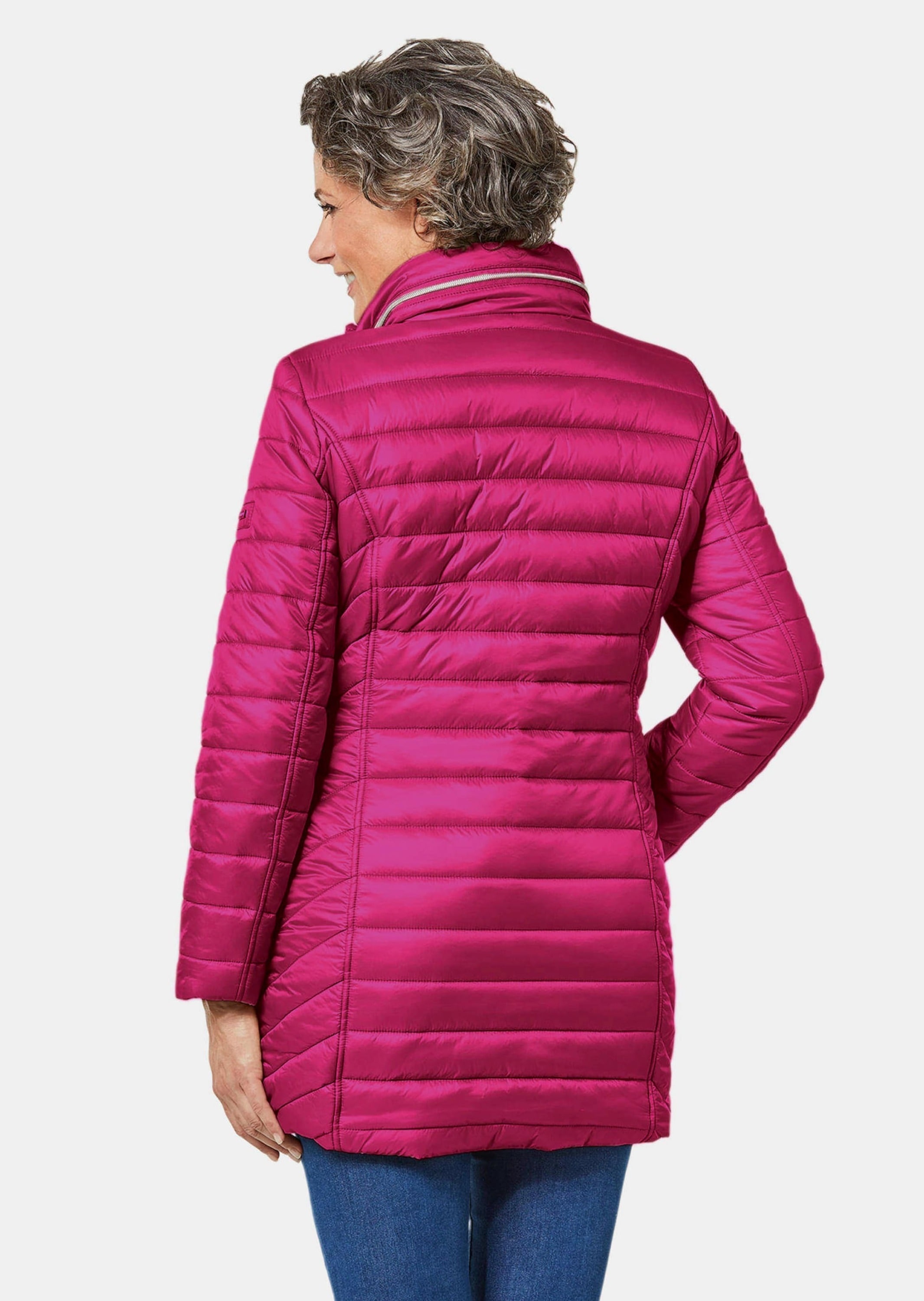 GOLDNER Kurzjacke »Figurschmeichelnde, leichte Longsteppjacke«