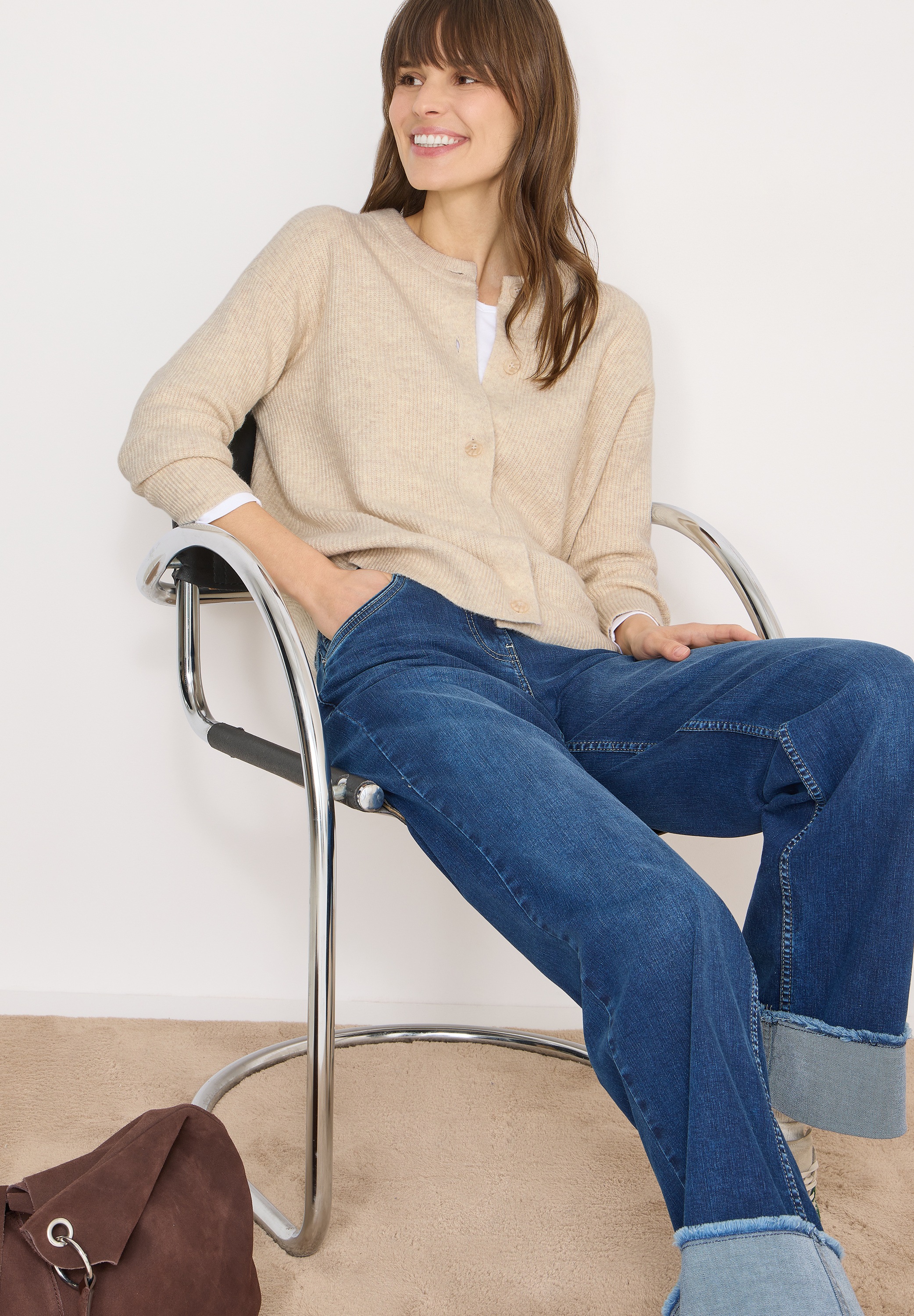 Cecil Cardigan mit Knopfleiste