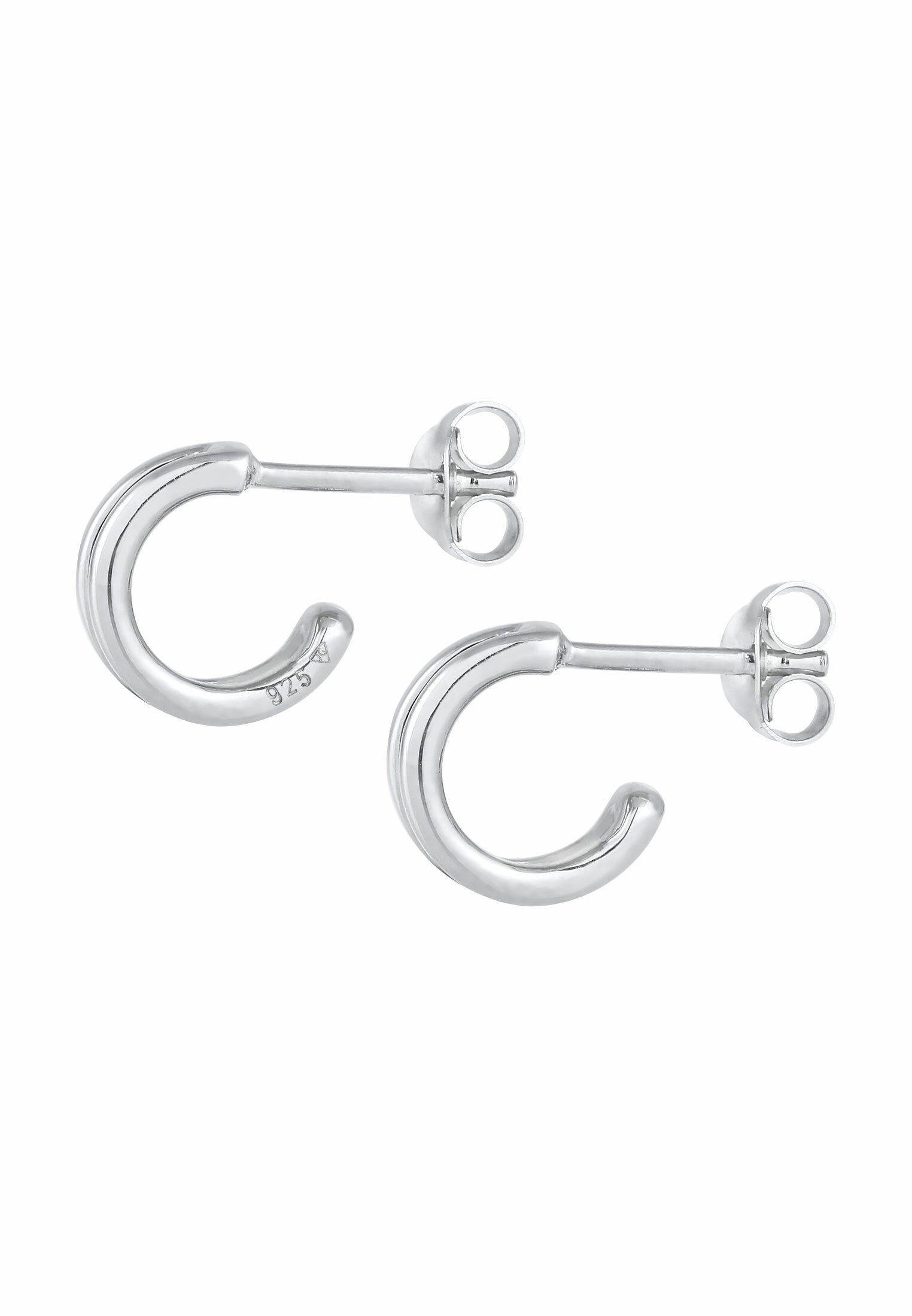 Elli Paar Ohrstecker »Ohrringe Creolen Stecker Basic Minimal 925 Silber«