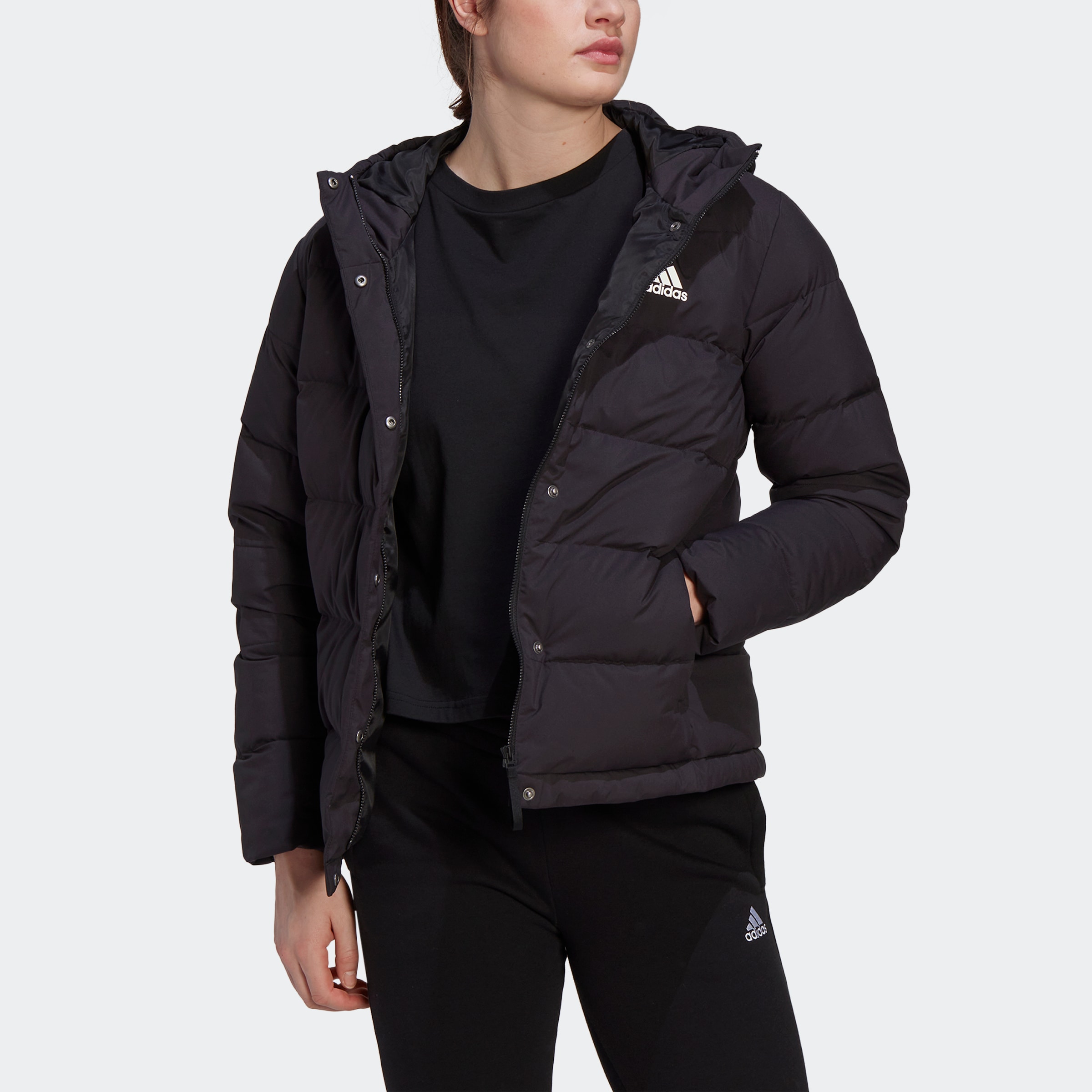 adidas Sportswear Outdoorjacke »HELIONIC HOODED DAUNENJACKE«