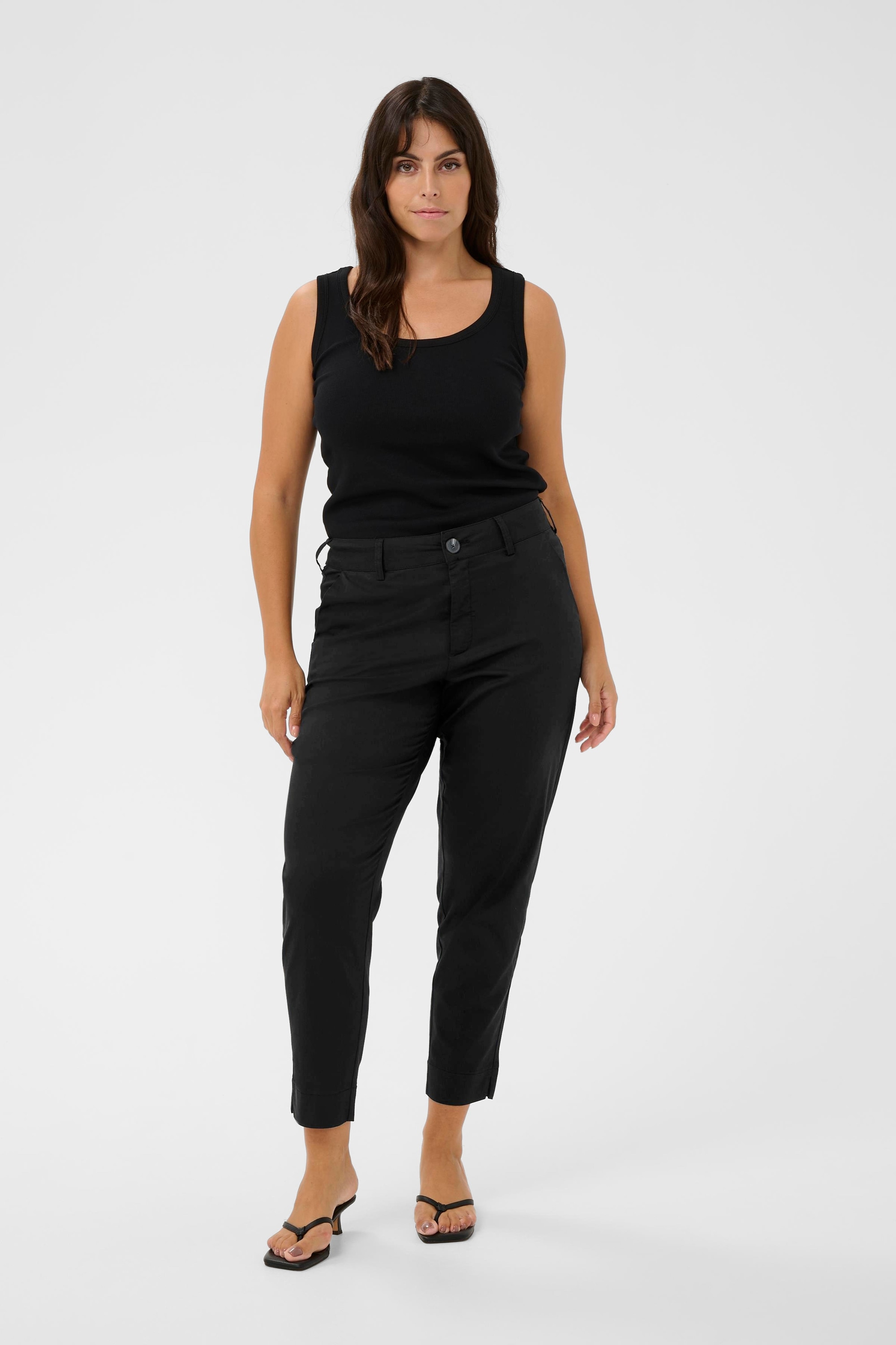 KAFFE Curve Stoffhose »Damen Casual Hose KCleana«