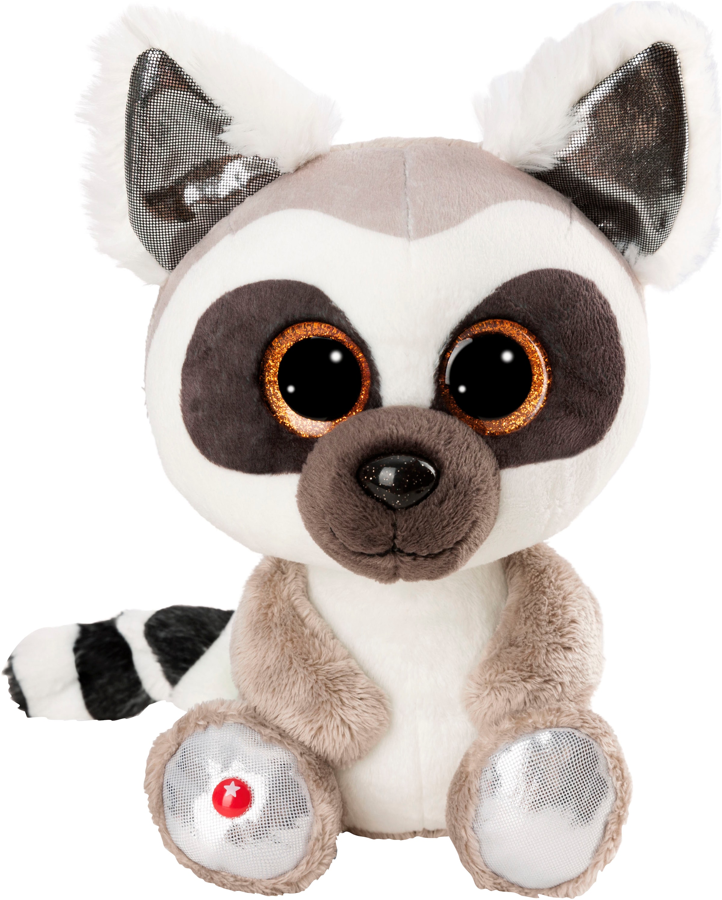 Nici Kuscheltier »Glubschis, Lemur King Lou 25 cm schlenkernd«