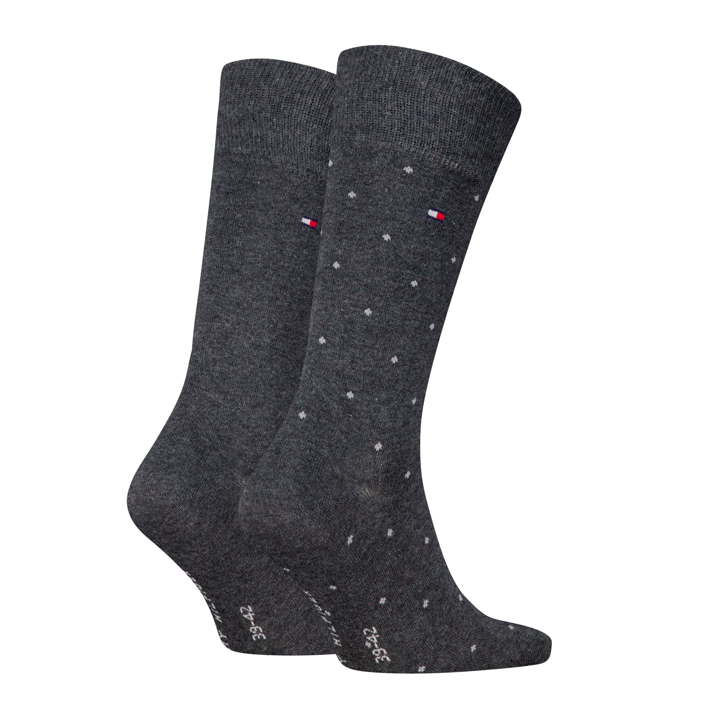 Tommy Hilfiger Socken »TH MEN SOCK 2P DOT« 2 Paar, 2 Paar tlg. mit klassischer Markenprägung