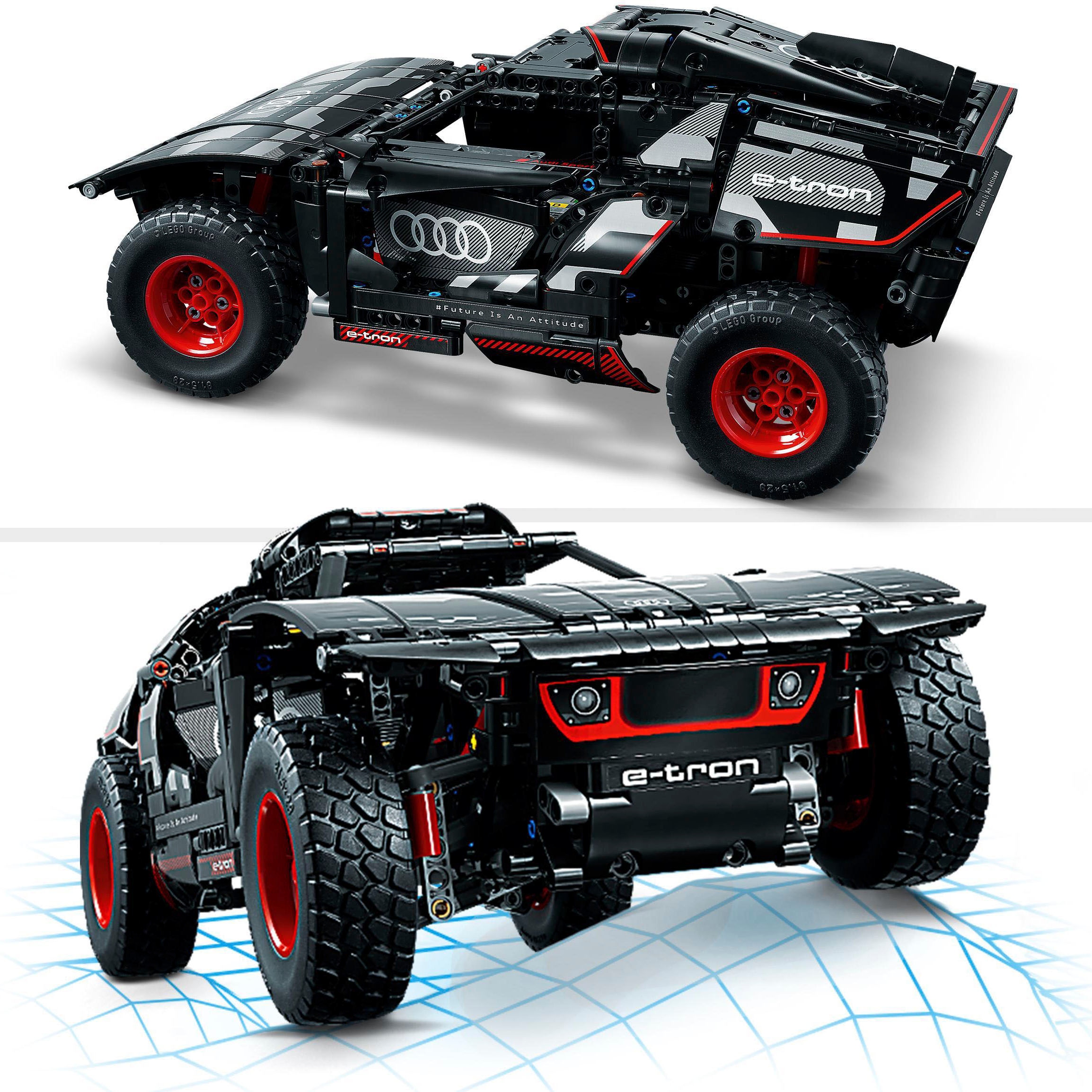 LEGO® Konstruktionsspielsteine »Audi RS Q e-tron (42160), LEGO® Technic«, (914 St.), Made in Europe