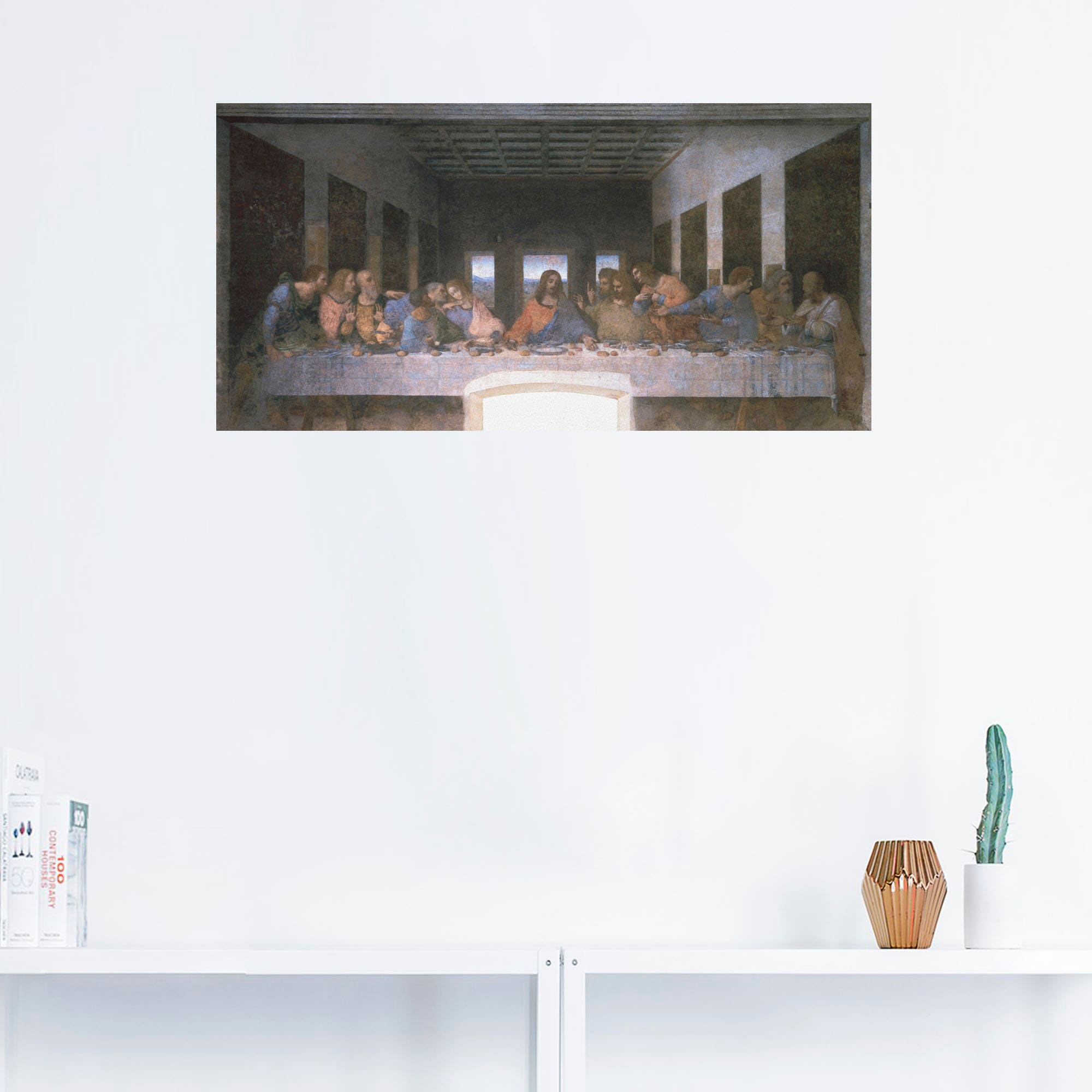 Artland Wandbild »Das letzte Abendmahl«, Religion, (1 St.), als Leinwandbild, Wandaufkleber in verschied. Größen