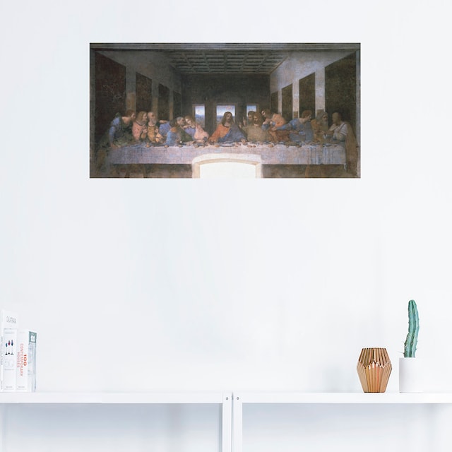 Artland Wandbild »Das letzte Abendmahl«, Religion, (1 St.), als  Leinwandbild, Wandaufkleber oder Poster in versch. Größen kaufen bei OTTO
