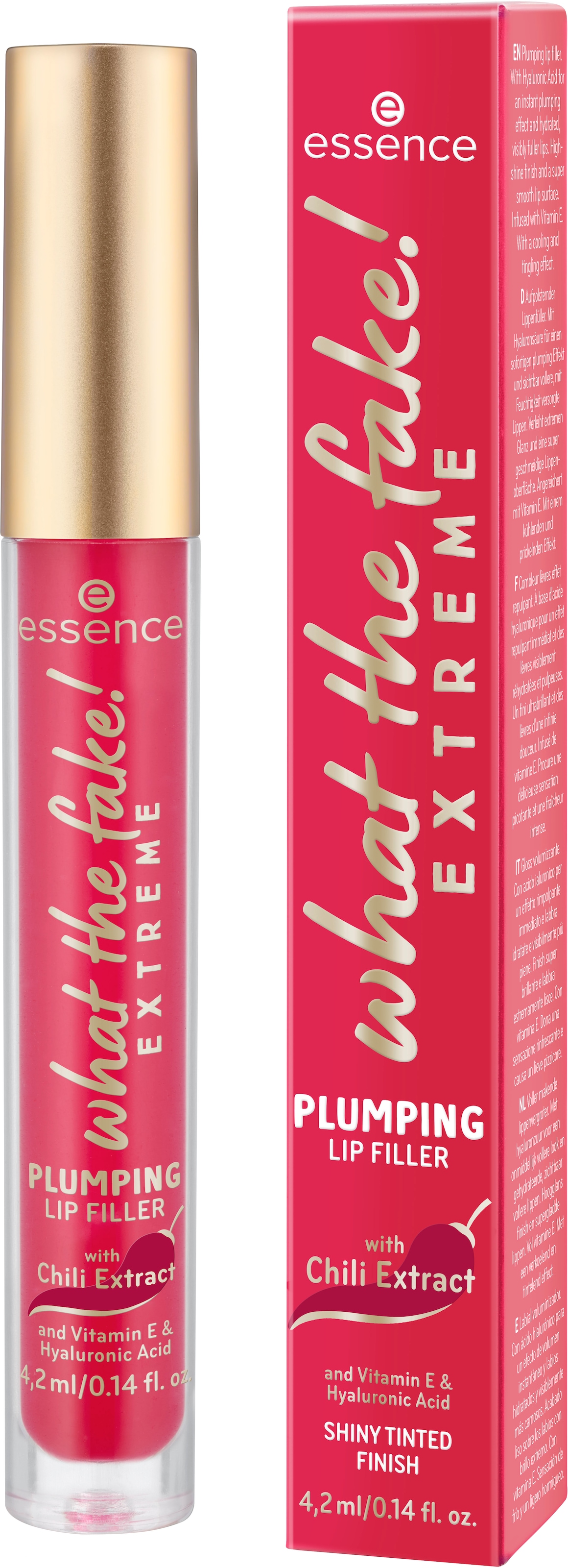 (Set, tlg.) Essence bei LIP OTTO »what PLUMPING FILLER«, EXTREME fake! 3 the Lip-Booster