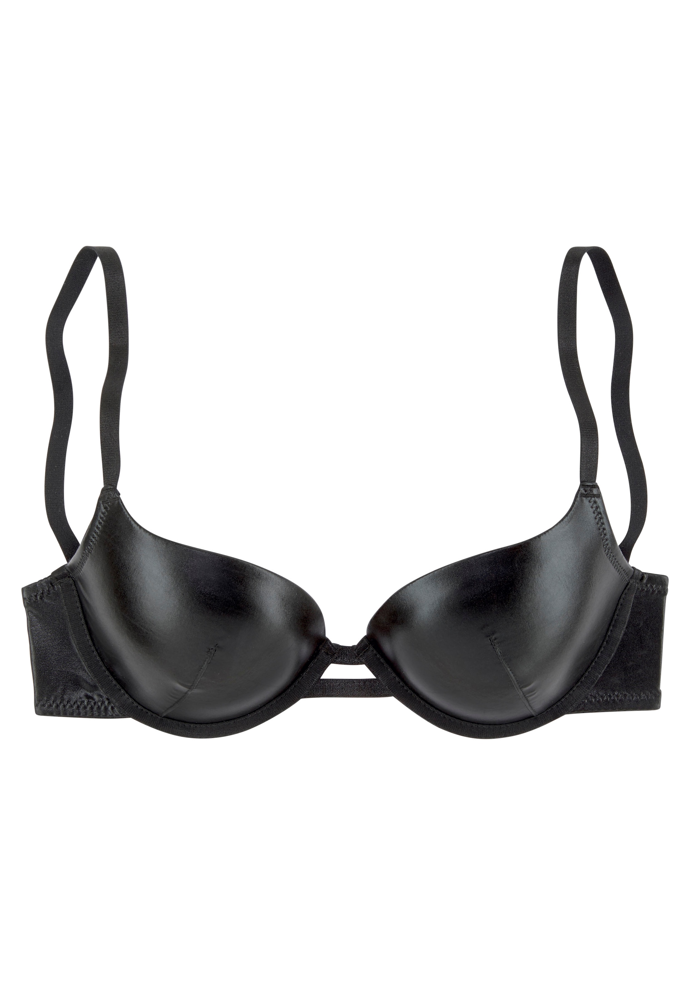 JETTE Push-up-BH, in Leder-Optik mit integrierten Kissen