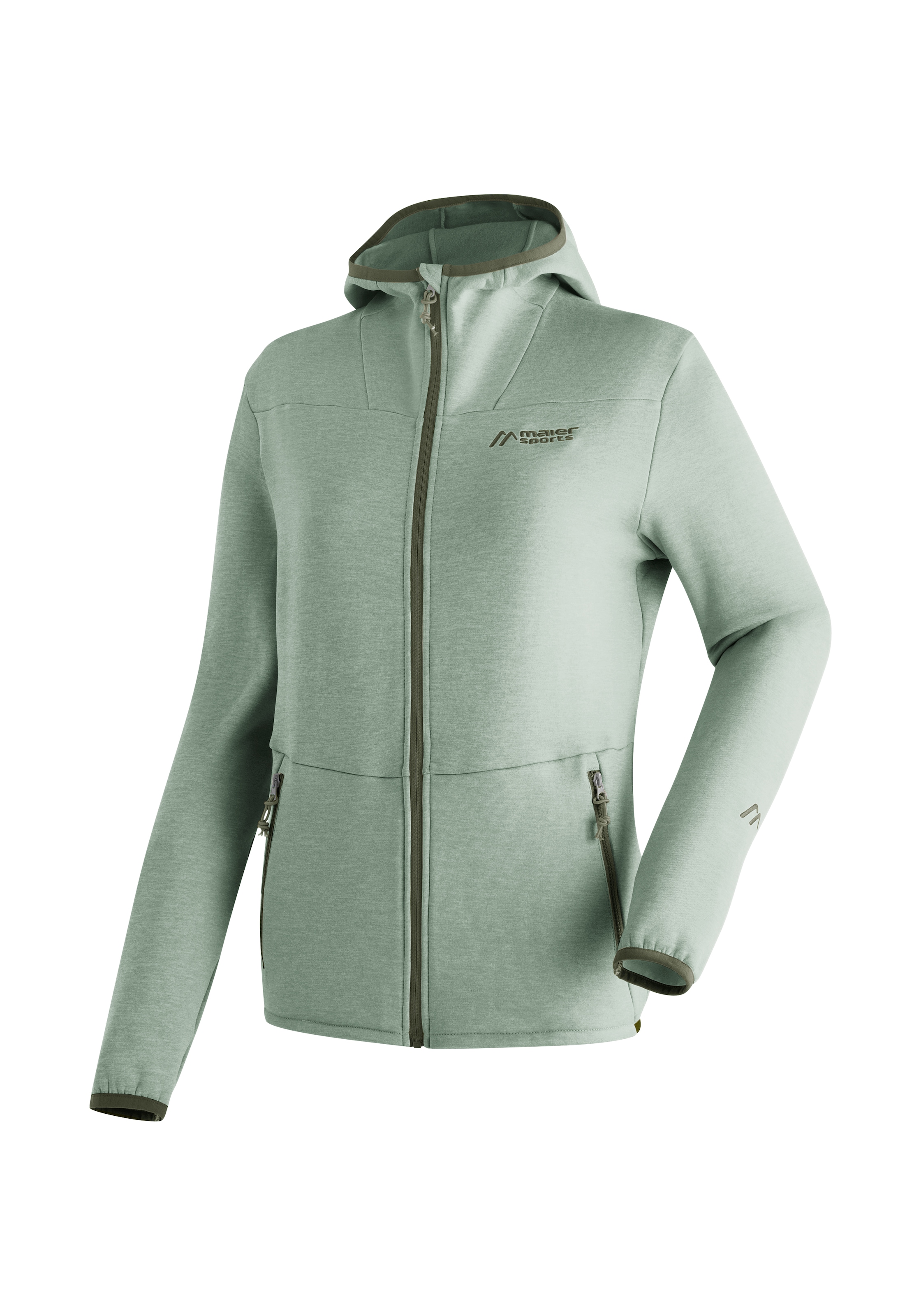 Fleecejacke »Fave W«, Damen Fleece mit verstellbarer Kapuze, atmungsaktiver Zip-Hoodie