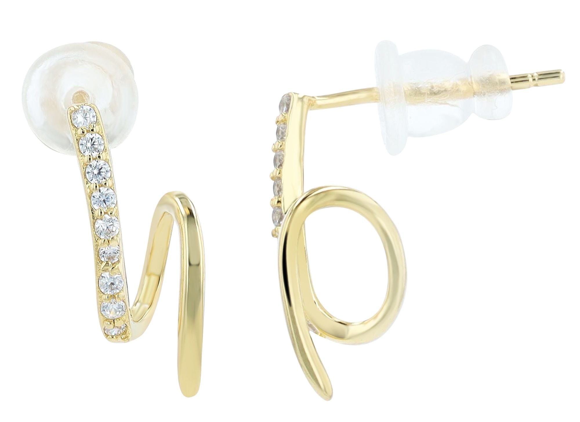 Adelia´s Paar Ohrstecker »Damen Ohrringe ¿ Ohrstecker aus 925 Silber mit Zirkonia«