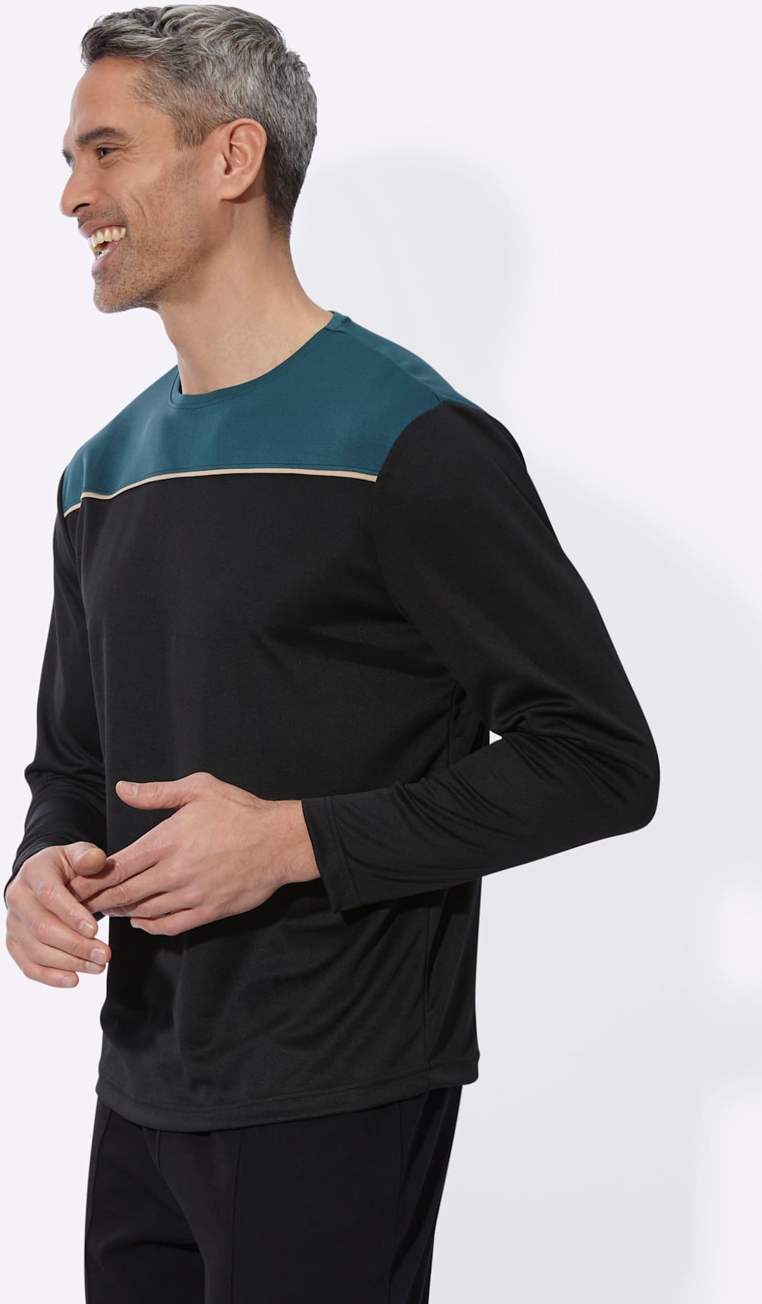 Classic Rundhalsshirt »Freizeitshirt« 1