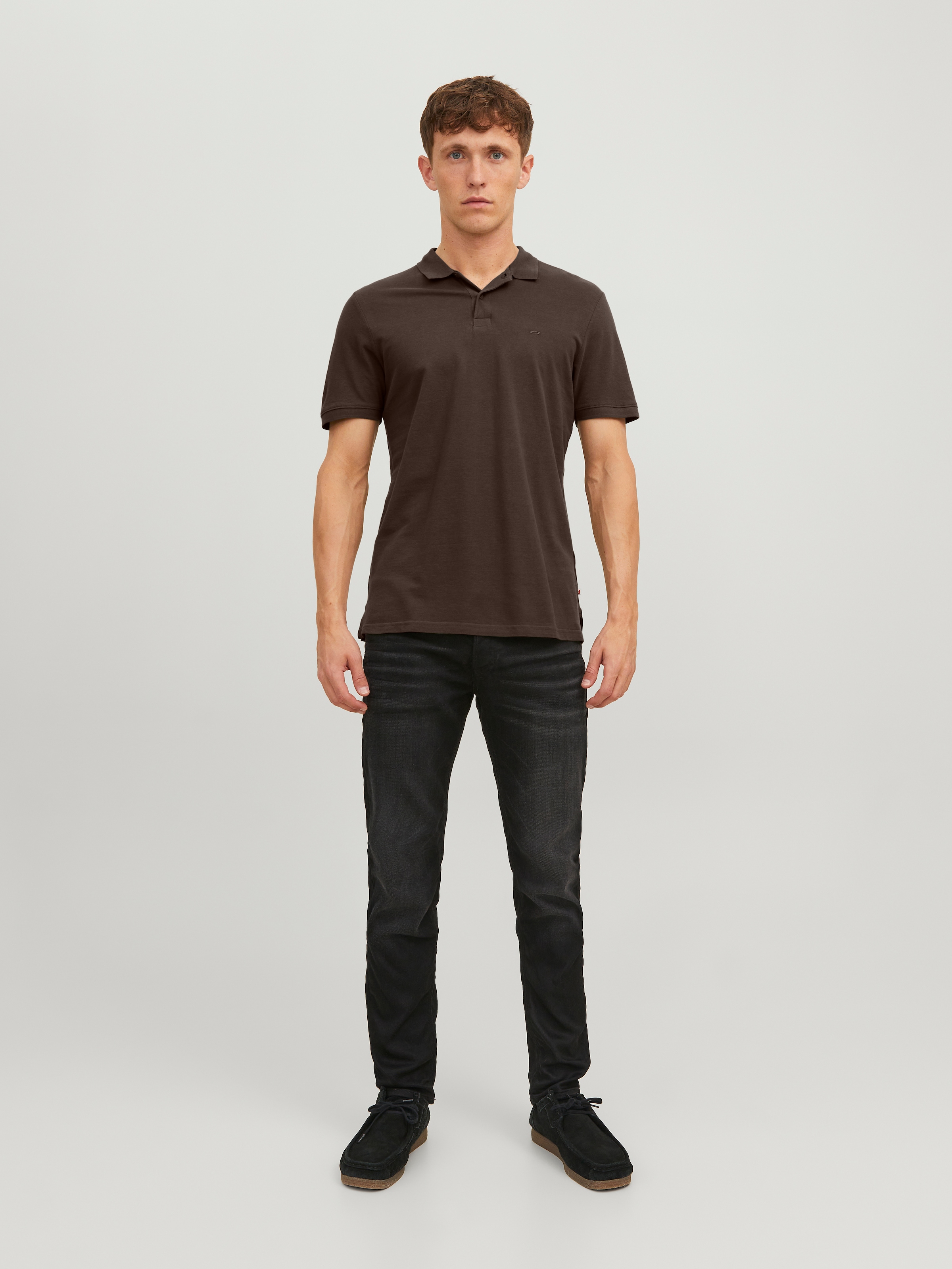 Jack & Jones Poloshirt »JJEBASIC POLO SS NOOS«, mit Logo Stickerei
