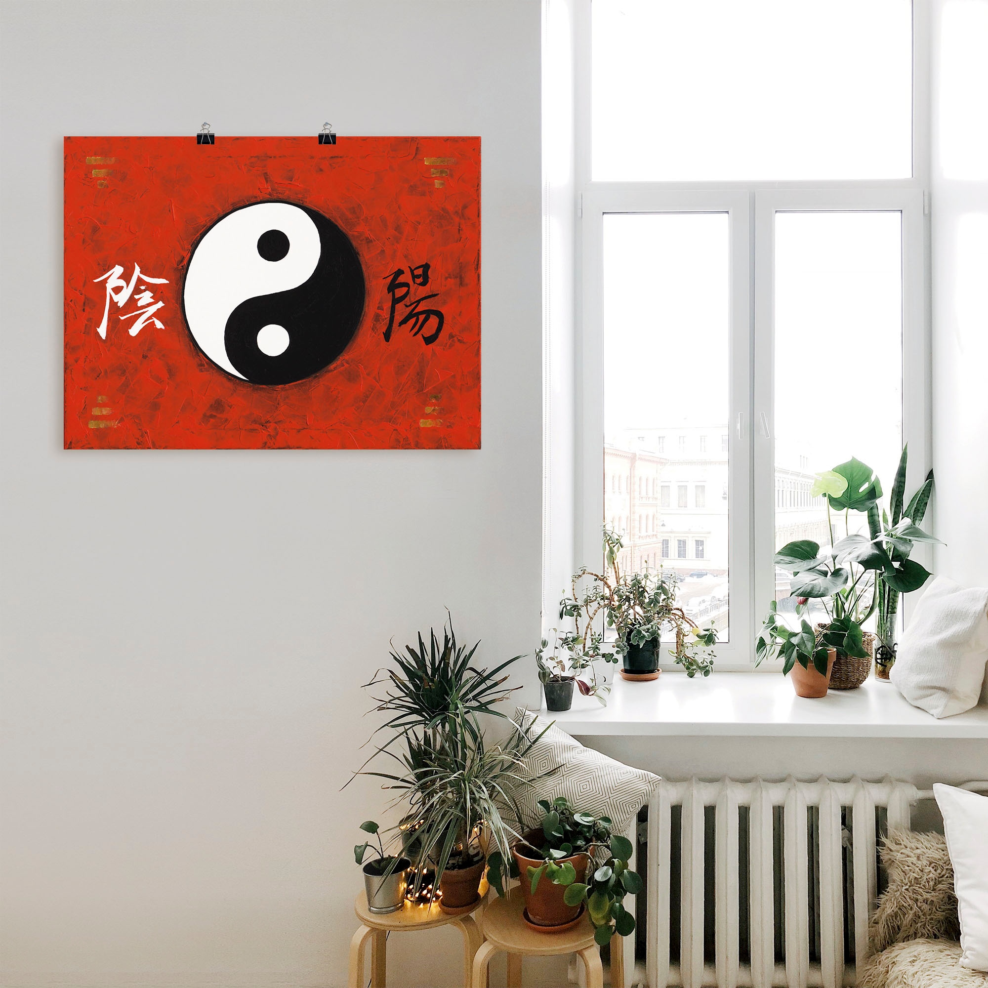 Artland Wandbild »Yin & Alubild, OTTO Größen online Zeichen, als verschied. (1 St.), bei in Poster Outdoorbild, Yang«