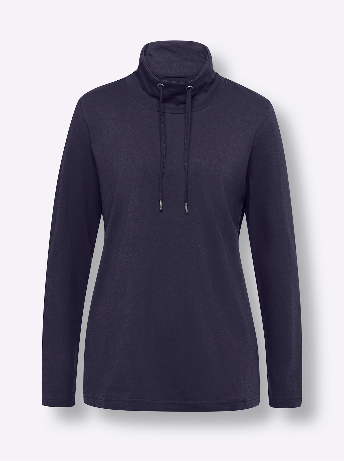 Classic Basics Stehkragenshirt »Langarm-Shirt«, (1 tlg.)
