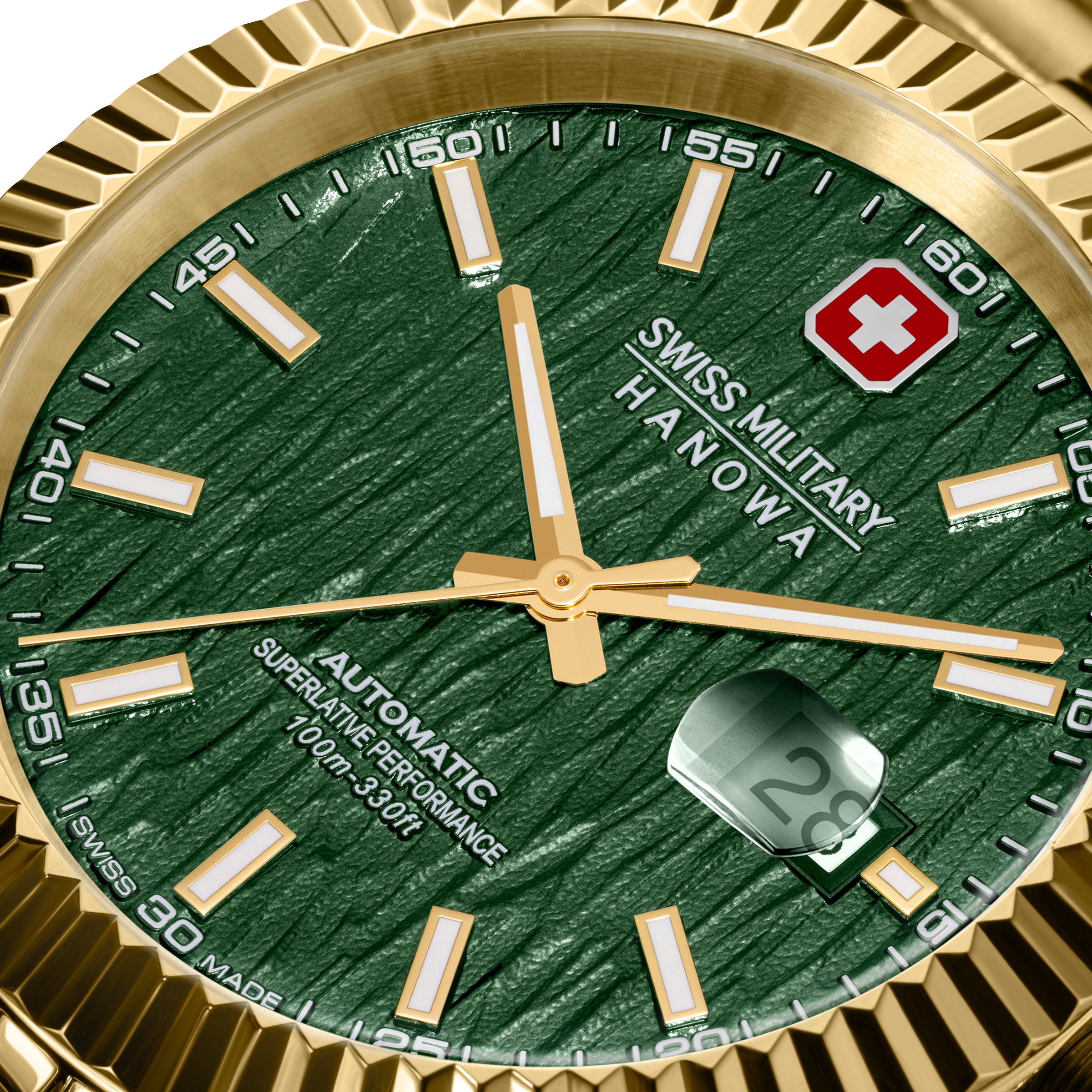 Swiss Military Hanowa Automatikuhr »Master Diligenter« Armbanduhr, Herrenuhr, Swiss Made, Mechanische Uhr, Edelstahlarmband