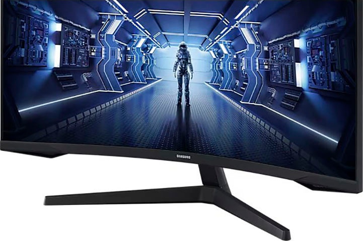 Samsung Curved-Gaming-LED-Monitor »Odyssey G5 C34G55TWWP«, 86 cm/34 Zoll, 3440 x 1440 px, WQHD, 1 ms Reaktionszeit, 165 Hz, 1ms (MPRT)