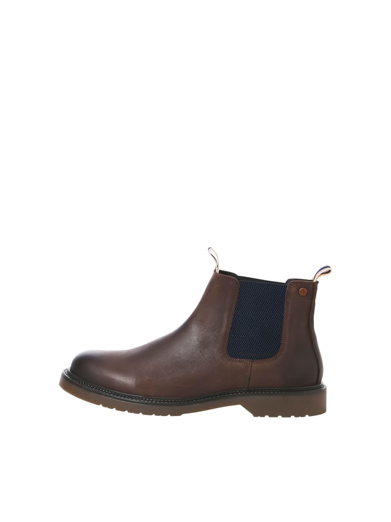 Jack & Jones Chelseaboots »JFWLEYTON«  mit Blockabsatz